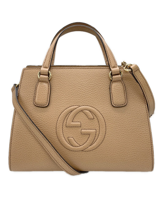 [Pre-owned] GUCCI Soho Interlocking G Bag 607722