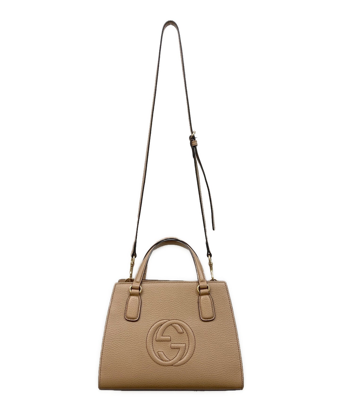 [Pre-owned] GUCCI Soho Interlocking G Bag 607722