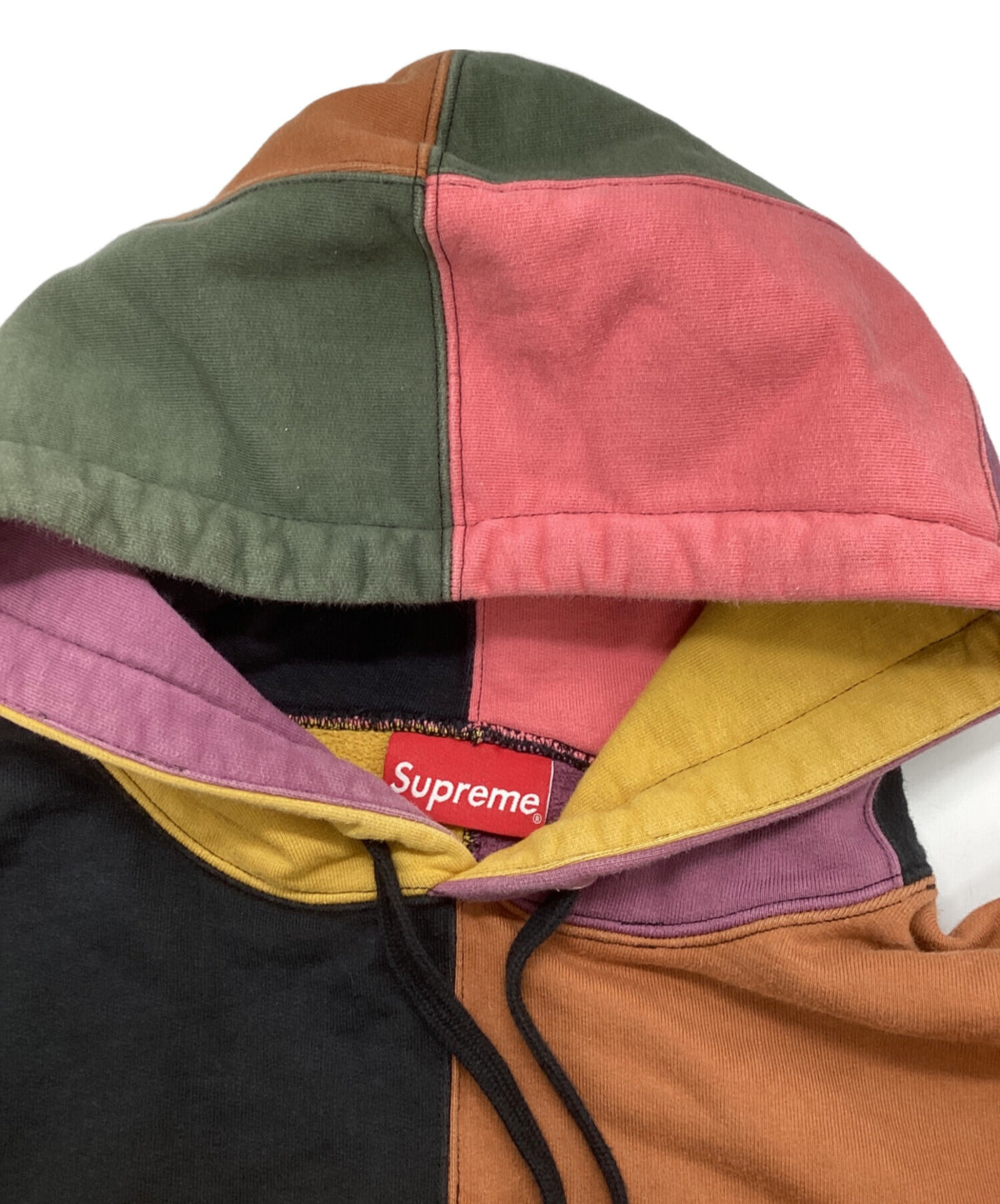 [Pre-owned] SUPREME Patchwork Hoodie