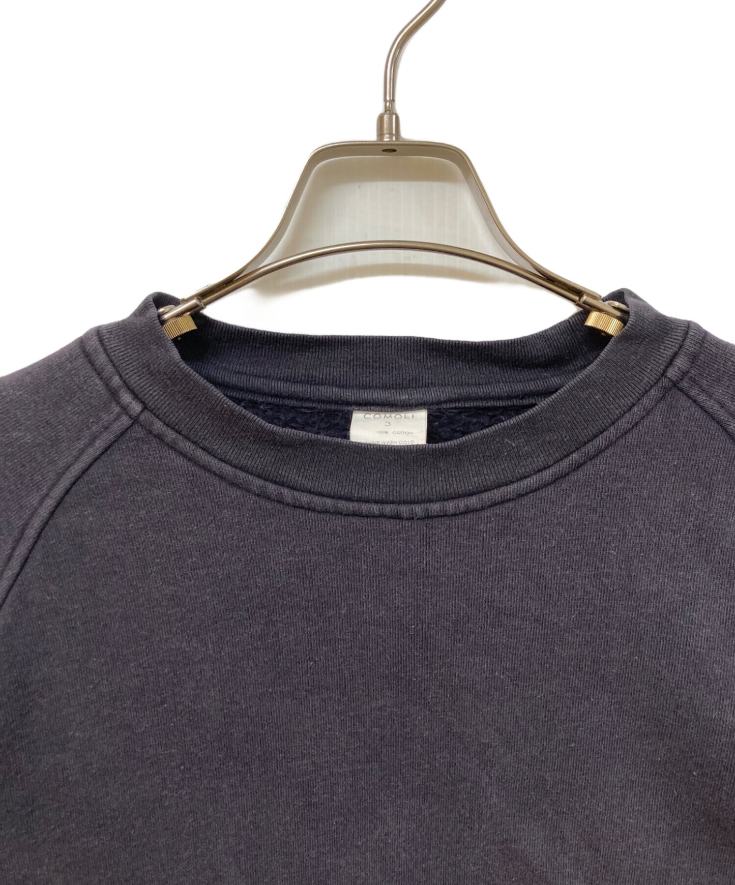 [Pre-owned] COMOLI Cotton Brushed-Back Crew-Neck Sweatshirt V01-05002