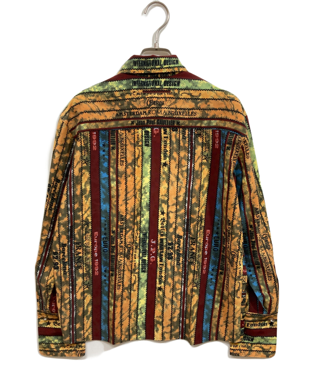 [Pre-owned] Jean Paul Gaultier FEMME Striped Logo Shirt