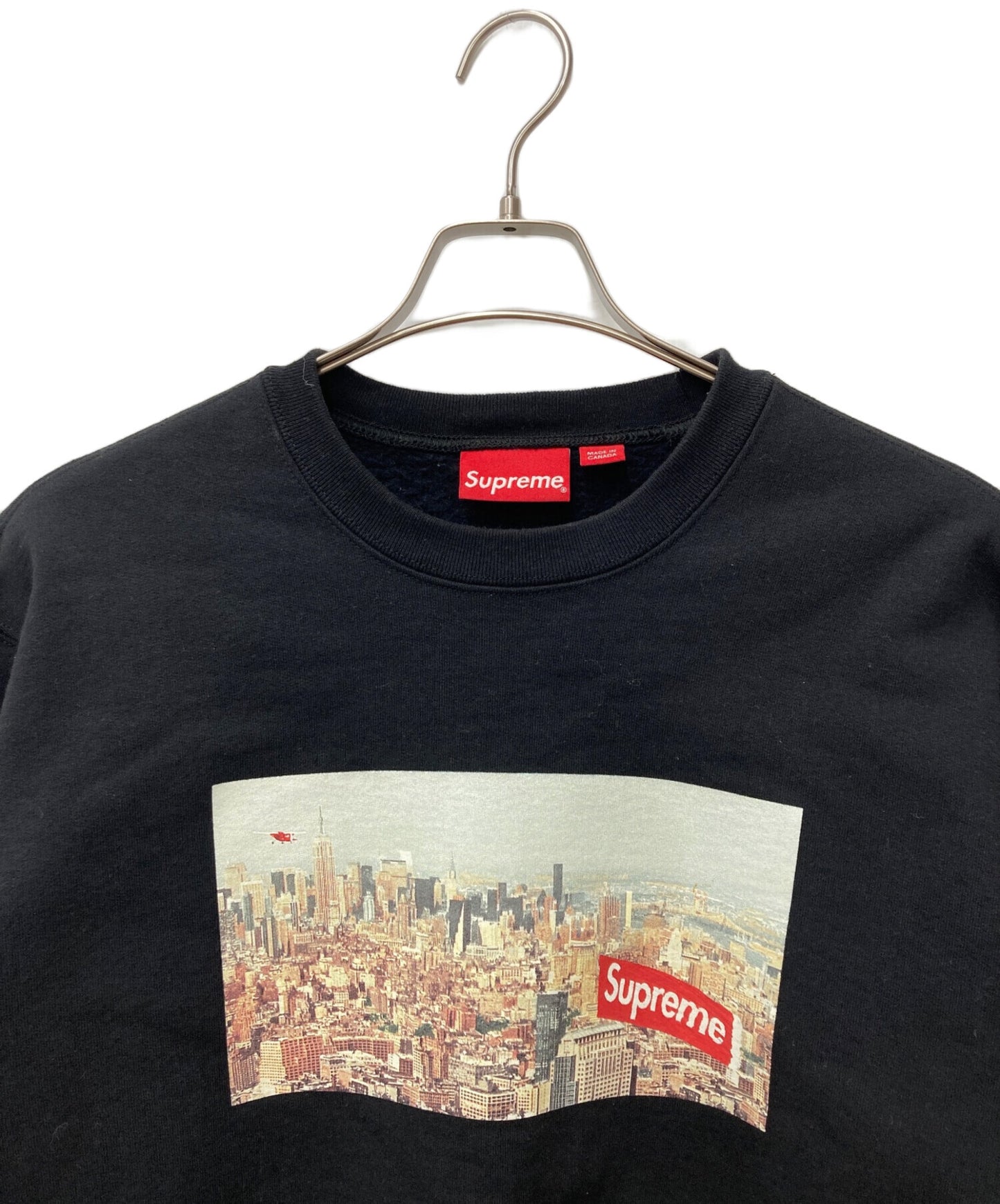 [Pre-owned] SUPREME Box Logo Aerial Crewneck