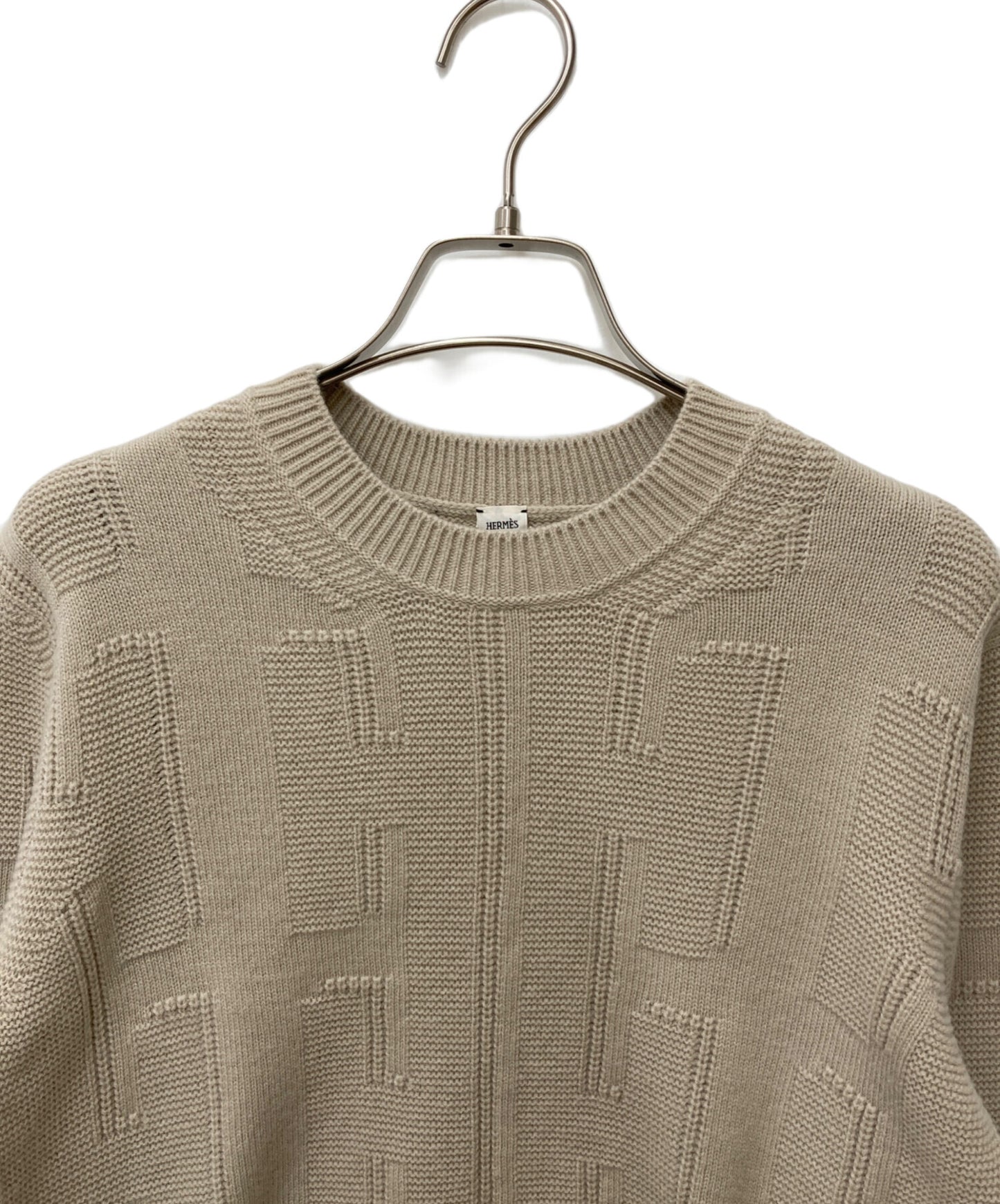 [Pre-owned] HERMES Logo Knit