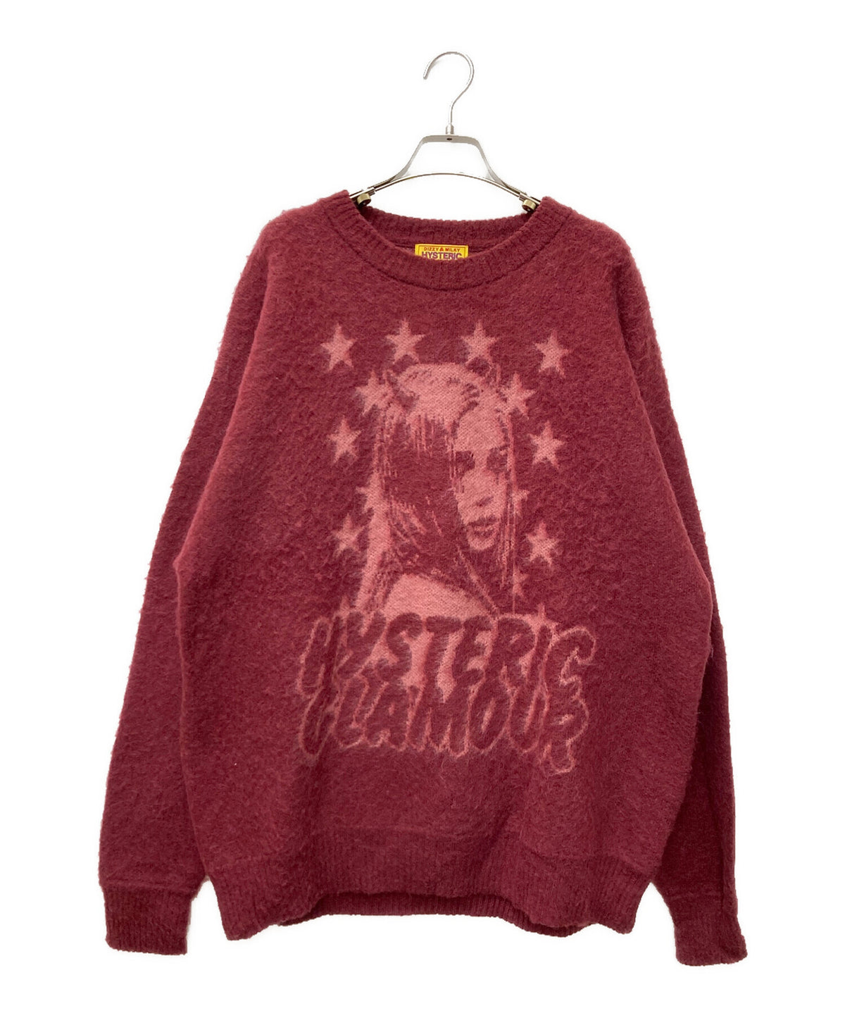 [Pre-owned] Hysteric Glamour DEVIL GIRL Jacquard Sweater 01243NS02
