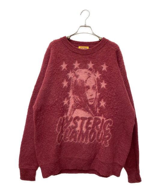 [Pre-owned] Hysteric Glamour DEVIL GIRL Jacquard Sweater 01243NS02