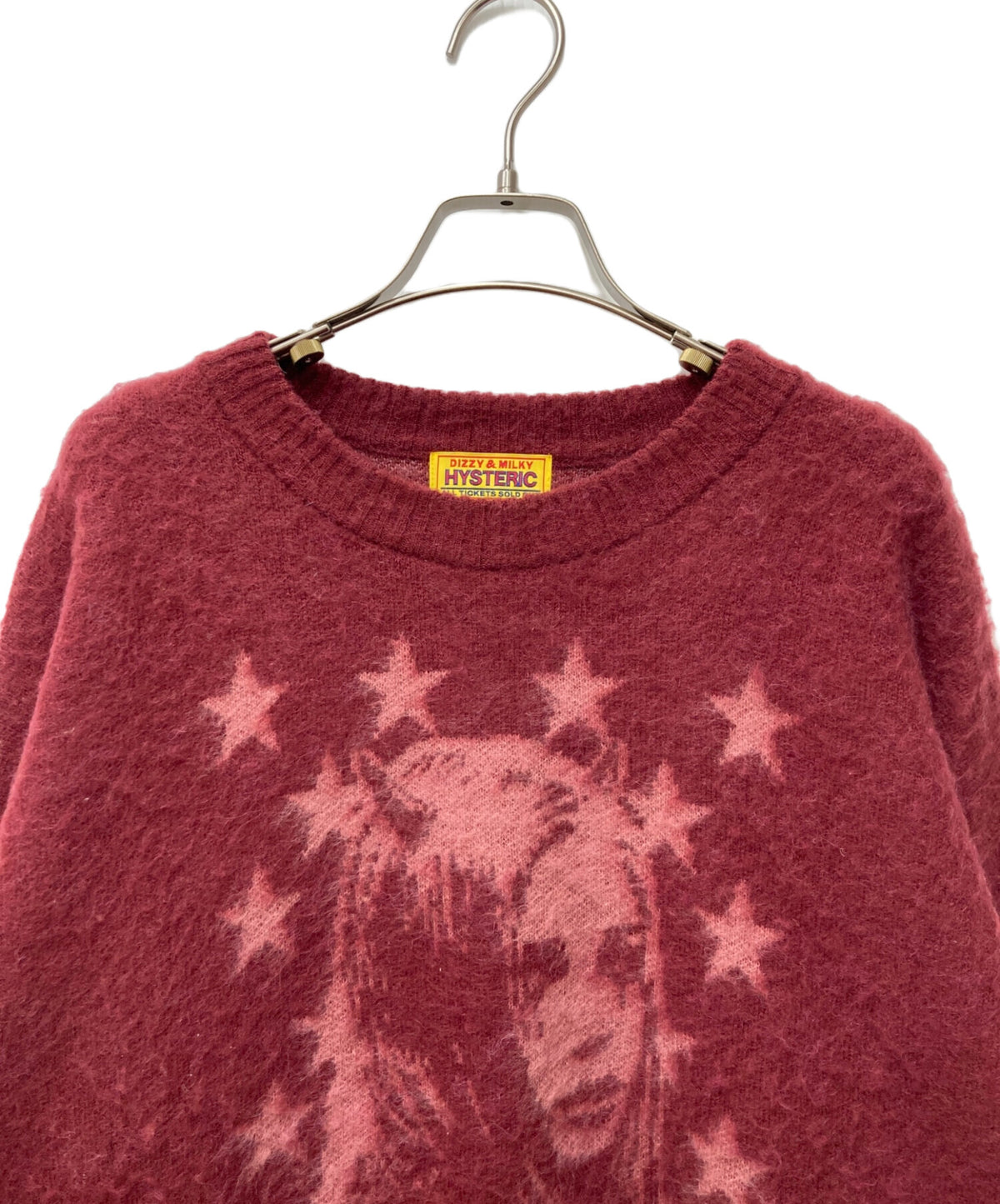 [Pre-owned] Hysteric Glamour DEVIL GIRL Jacquard Sweater 01243NS02