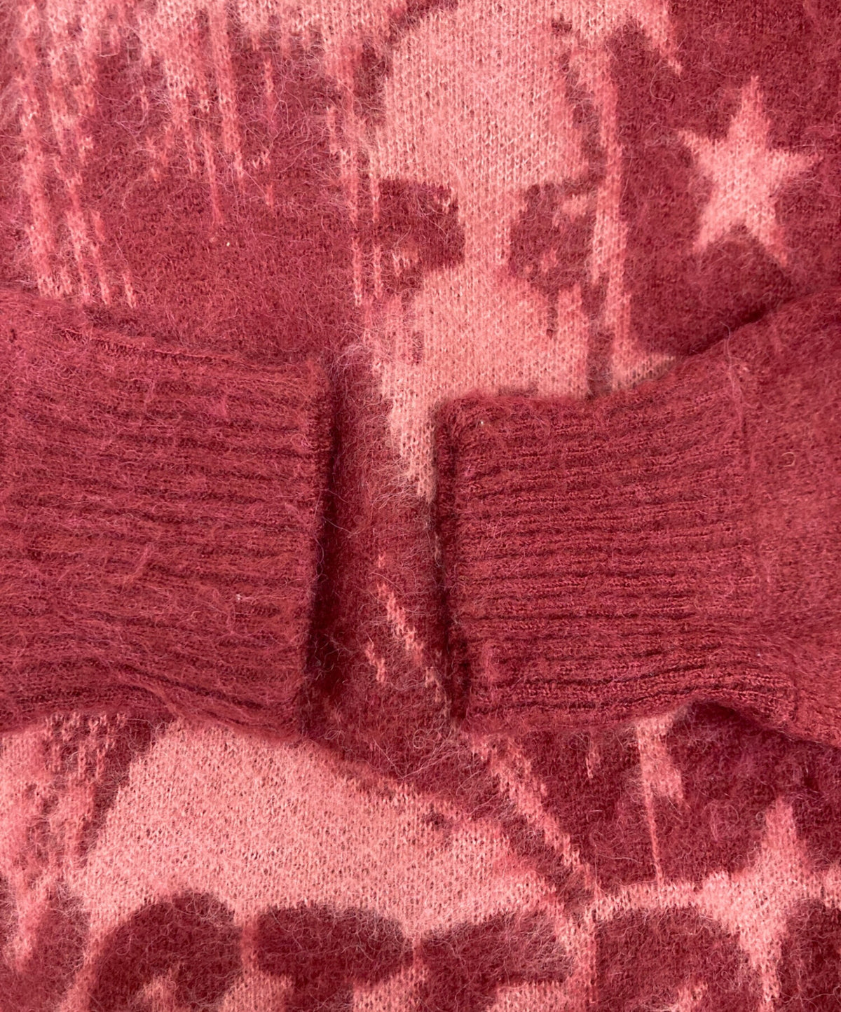 [Pre-owned] Hysteric Glamour DEVIL GIRL Jacquard Sweater 01243NS02