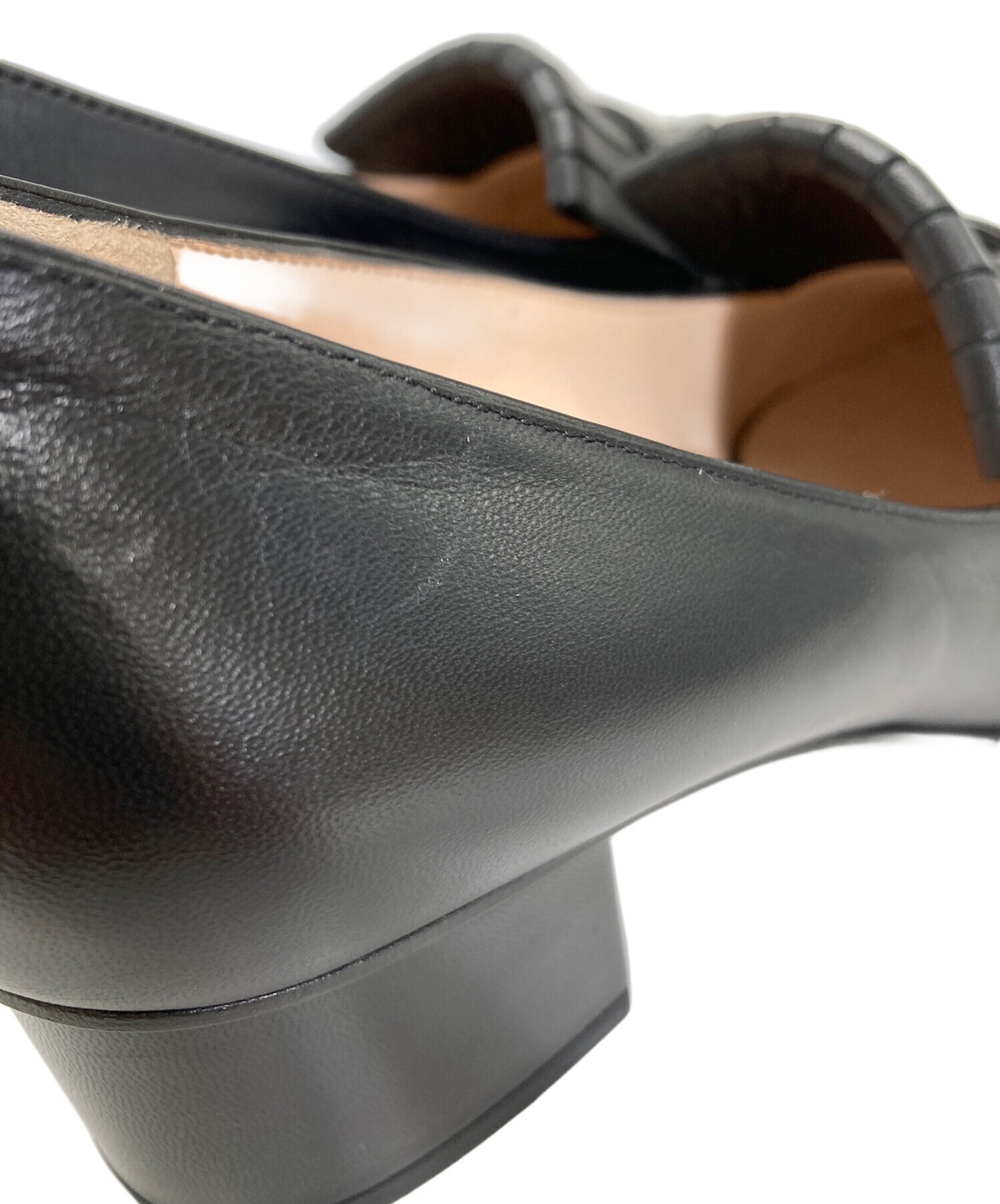 [Pre-owned] GUCCI GG Marmont Leather Tassel Loafers 408208