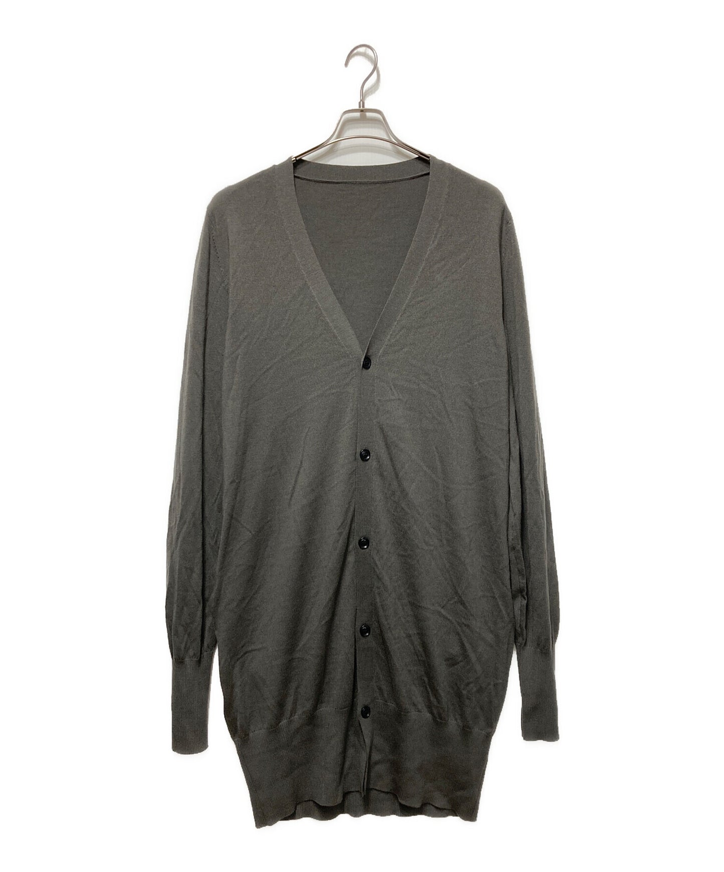 [Pre-owned] GROUND Y MERINO WOOL LONG CARDIGANS GO-K07-152