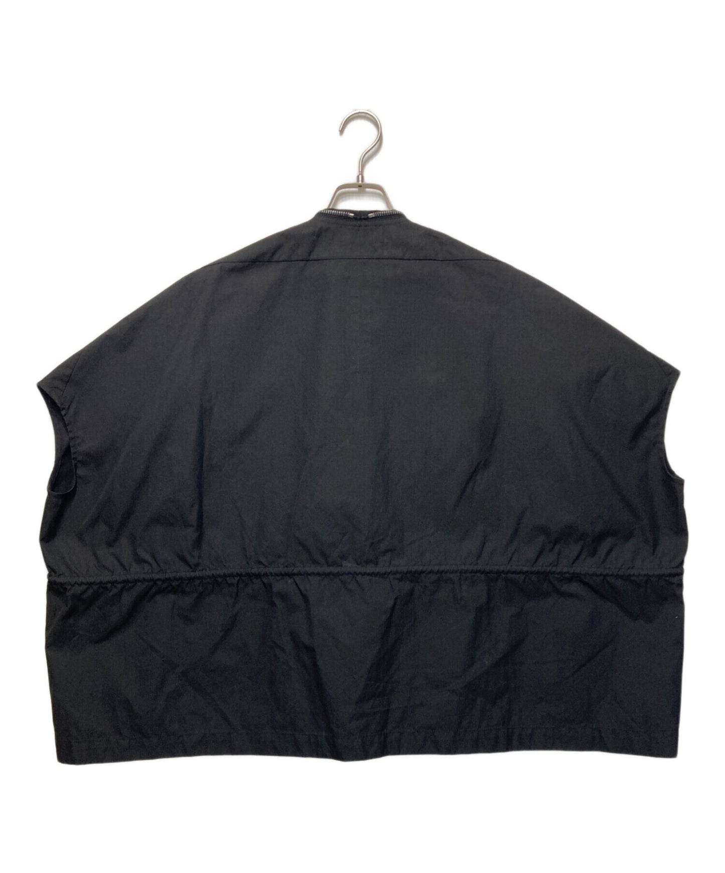 [Pre-owned] RICK OWENS Sail Short Sleeve Leather Belt Jacket RP01C5715-TF