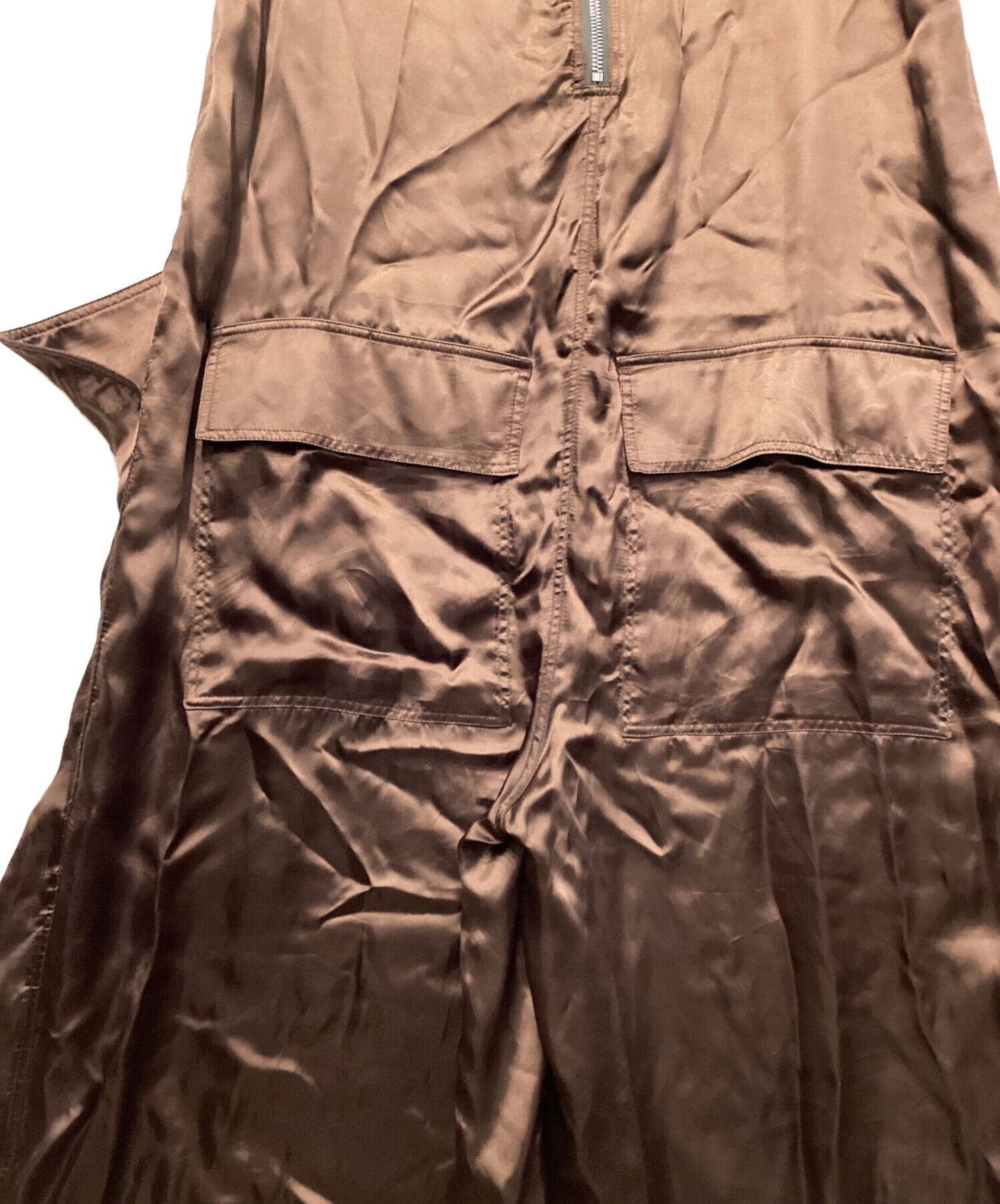 [Pre-owned] RICK OWENS Satin Fluid Jumpsuit RP02C1552-O