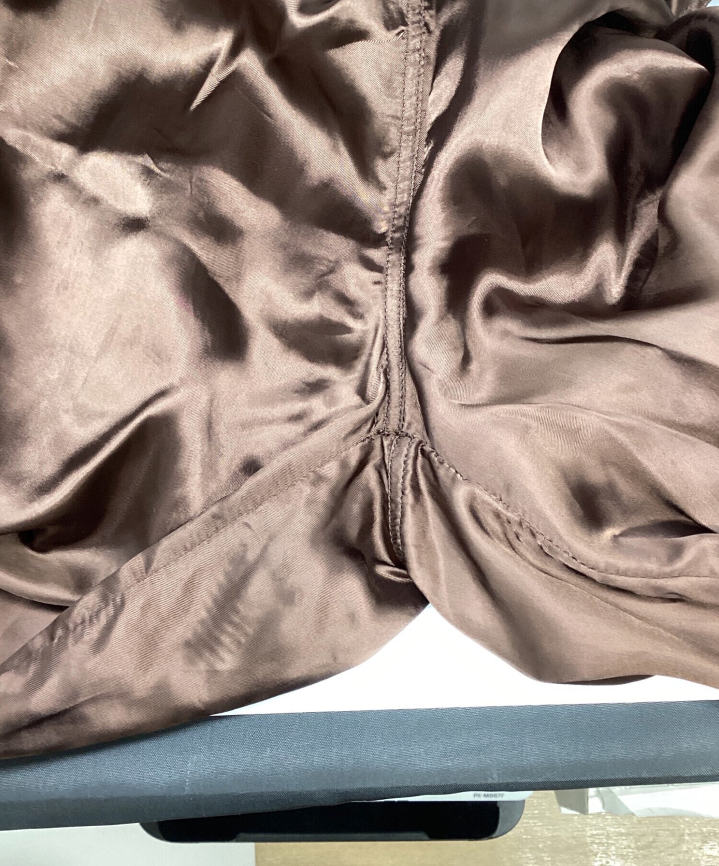 [Pre-owned] RICK OWENS Satin Fluid Jumpsuit RP02C1552-O