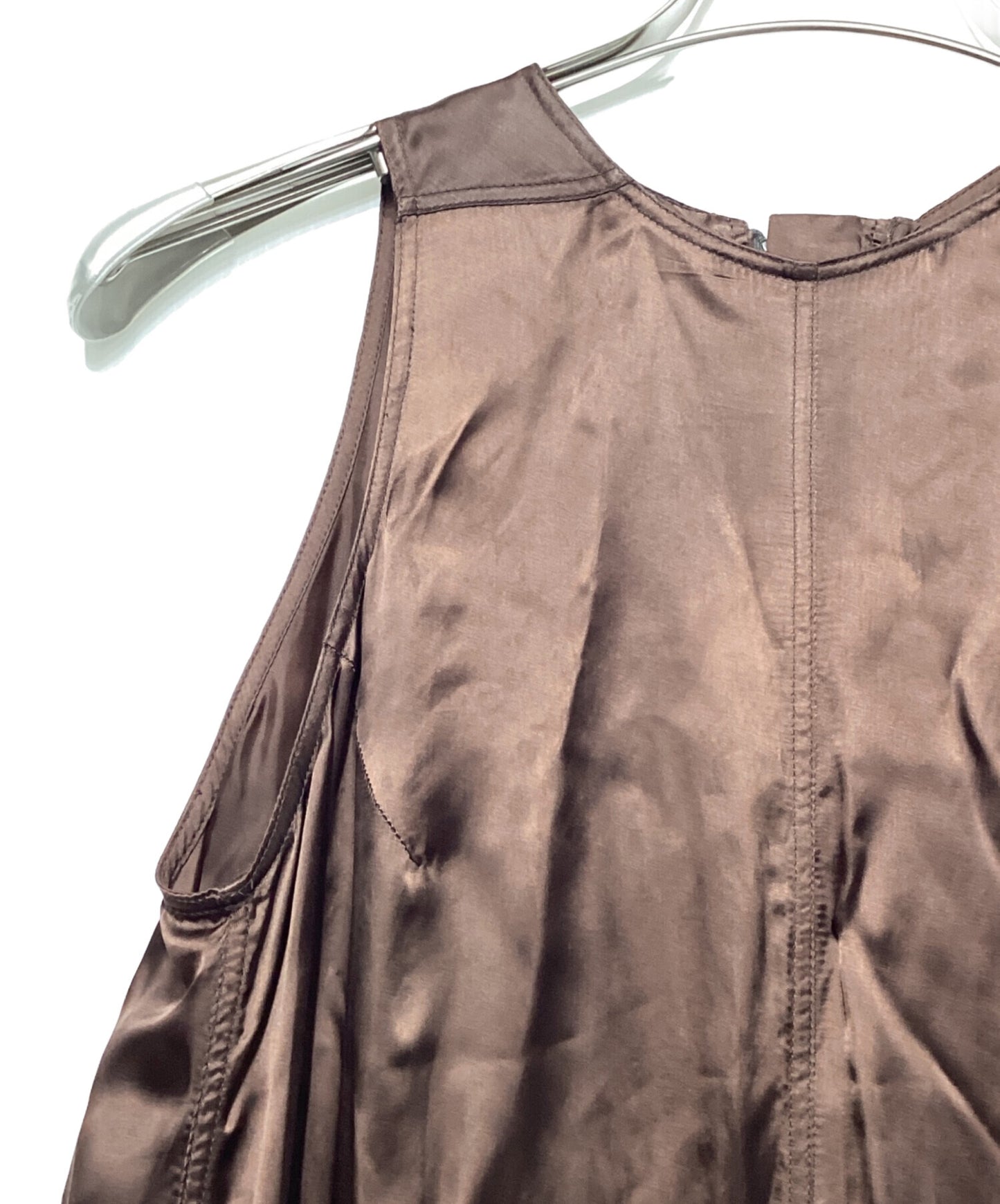 [Pre-owned] RICK OWENS Satin Fluid Jumpsuit RP02C1552-O