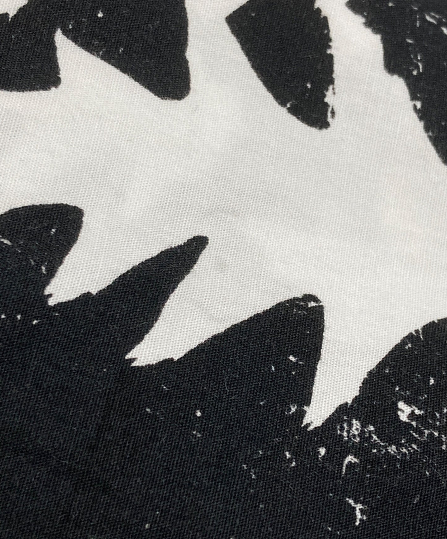 [Pre-owned] BLACK COMME des GARCONS Monochrome leaf print shirt