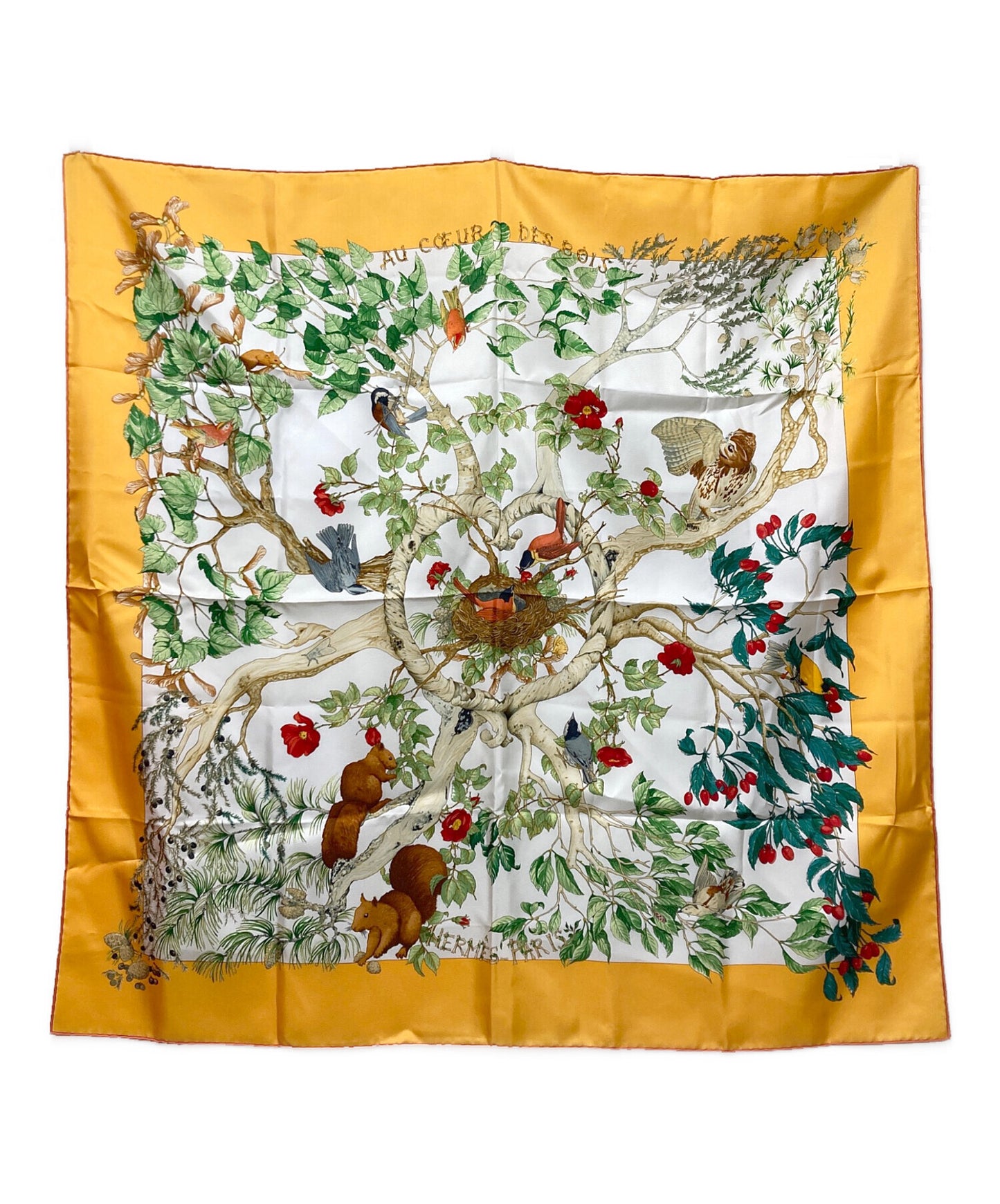 [Pre-owned] HERMES Calais 90 scarf / In the forest