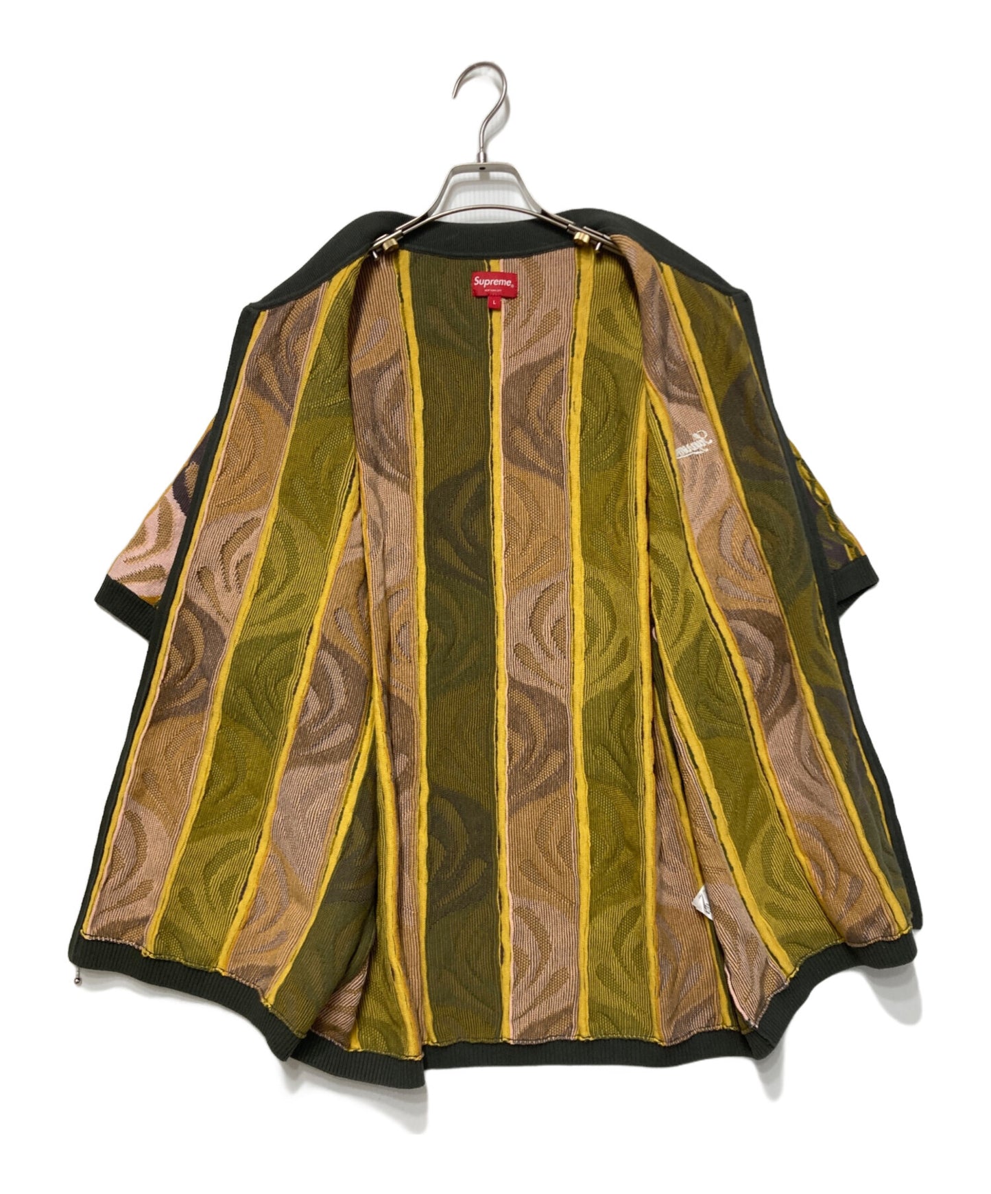 [Pre-owned] SUPREME Abstract Textured Zip UP