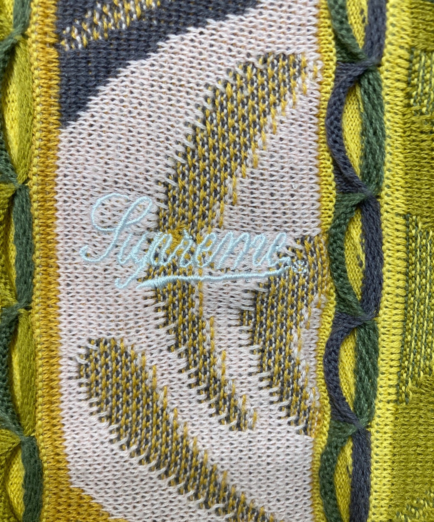 [Pre-owned] SUPREME Abstract Textured Zip UP