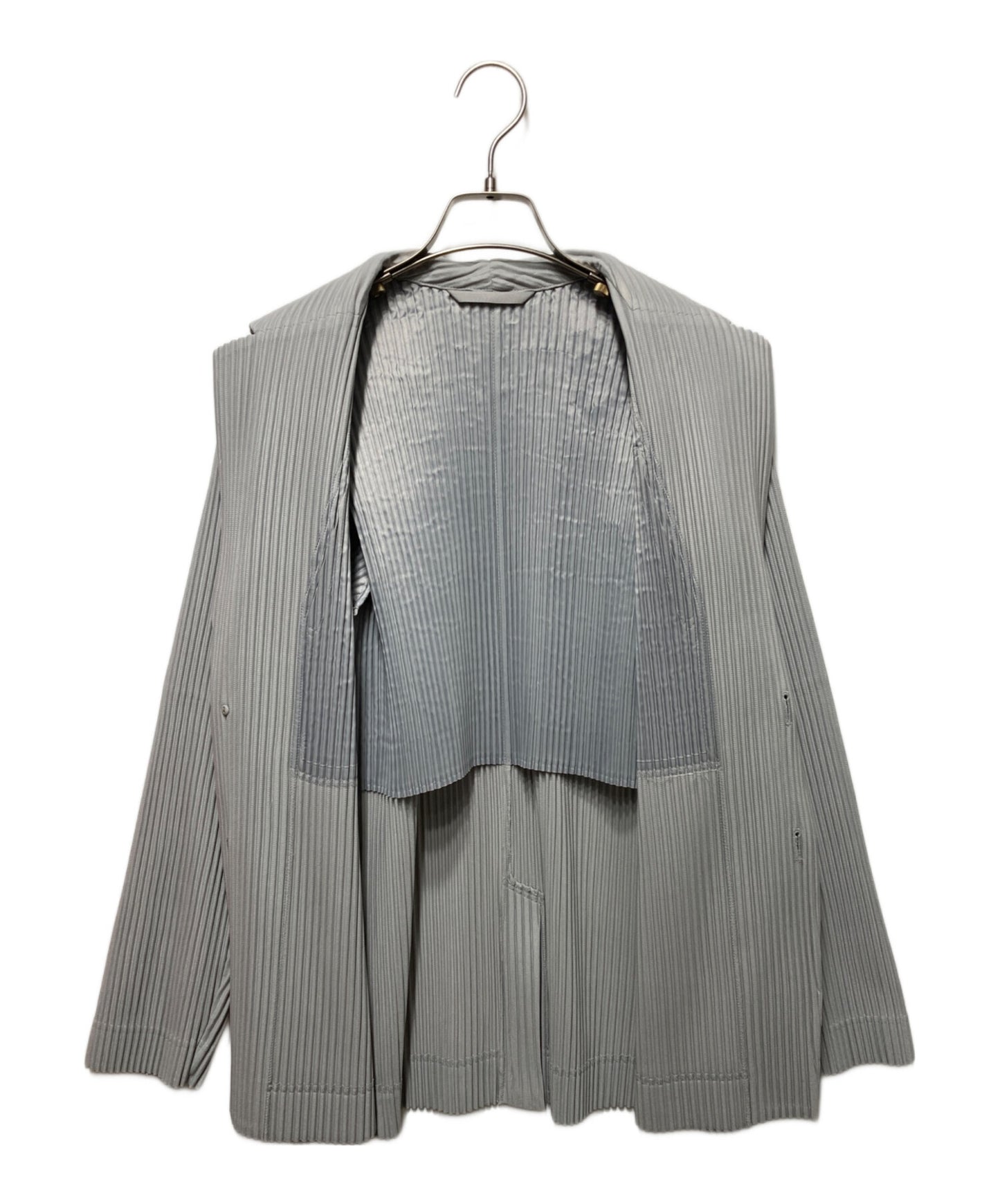 [Pre-owned] HOMME PLISSE ISSEY MIYAKE BASIC Pleated Tailored Jacket HP55JD401