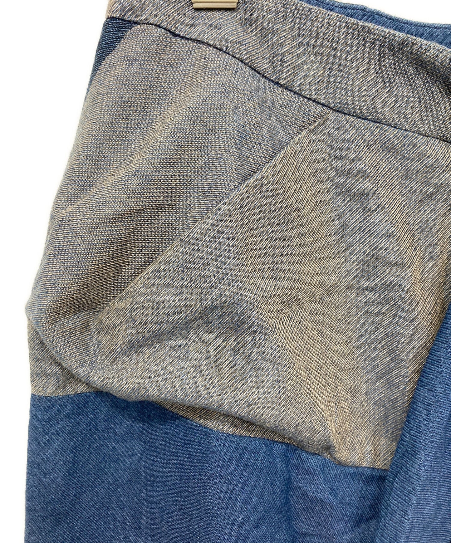 [Pre-owned] Vivienne Westwood RED LABEL Check shaped wrap skirt 356-01-25005