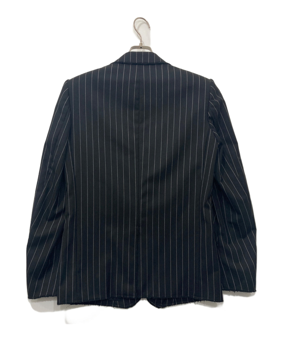 [Pre-owned] NUMBER (N)INE Frayed Finish Striped Tailored Jacket/2B Jacket