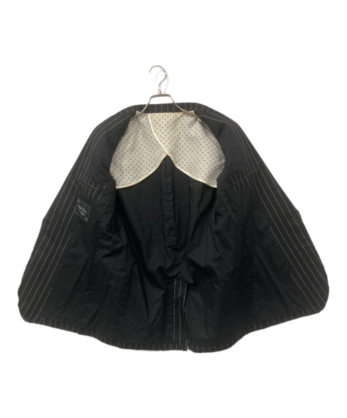 [Pre-owned] NUMBER (N)INE Frayed Finish Striped Tailored Jacket/2B Jacket