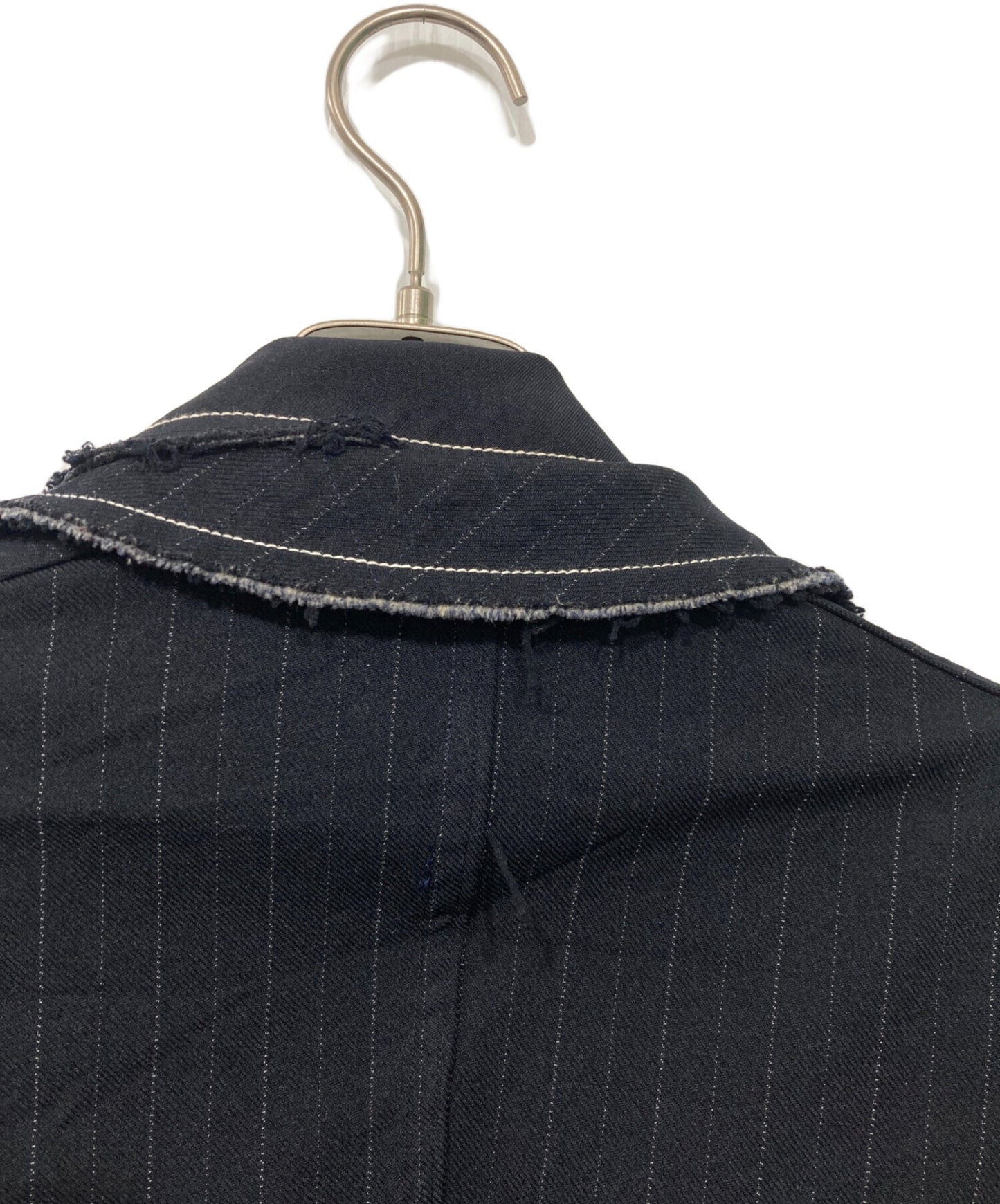 [Pre-owned] COMME des GARCONS HOMME PLUS Poly-crophillic striped layered jacket PS-J036 AD2016