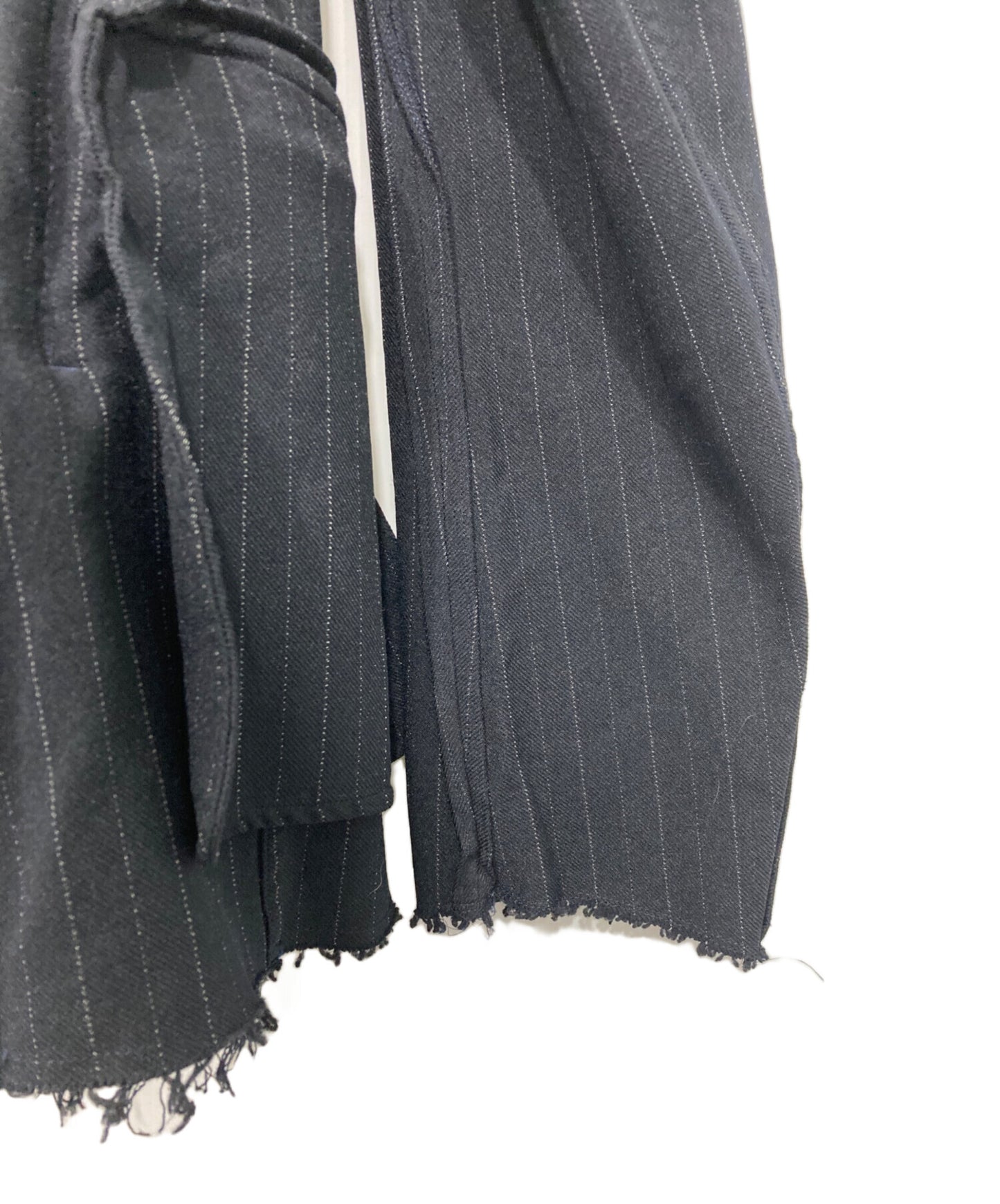 [Pre-owned] COMME des GARCONS HOMME PLUS Poly-crophillic striped layered jacket PS-J036 AD2016