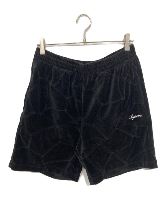 [Pre-owned] SUPREME Patchwork Velour Shorts