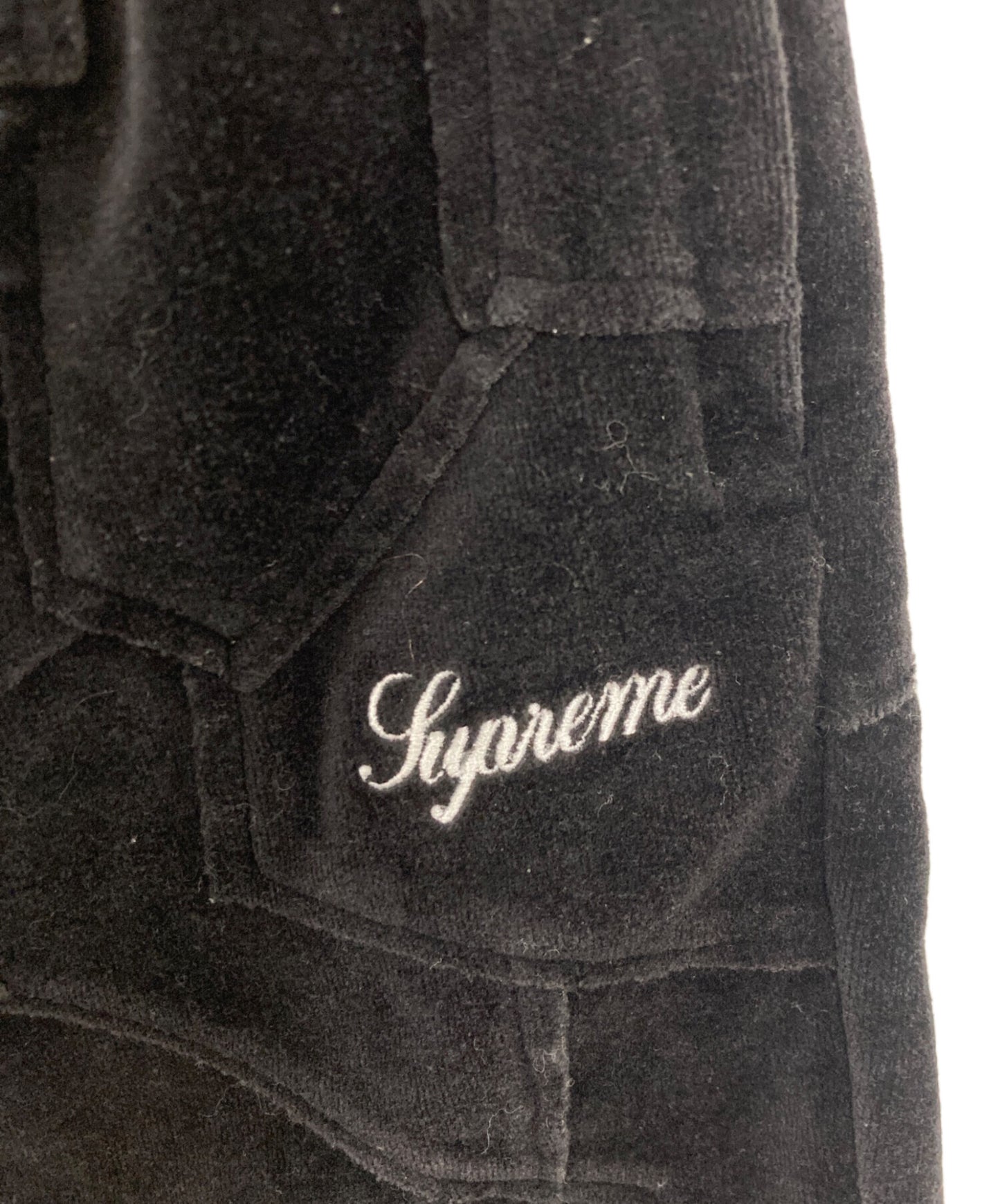 [Pre-owned] SUPREME Patchwork Velour Shorts