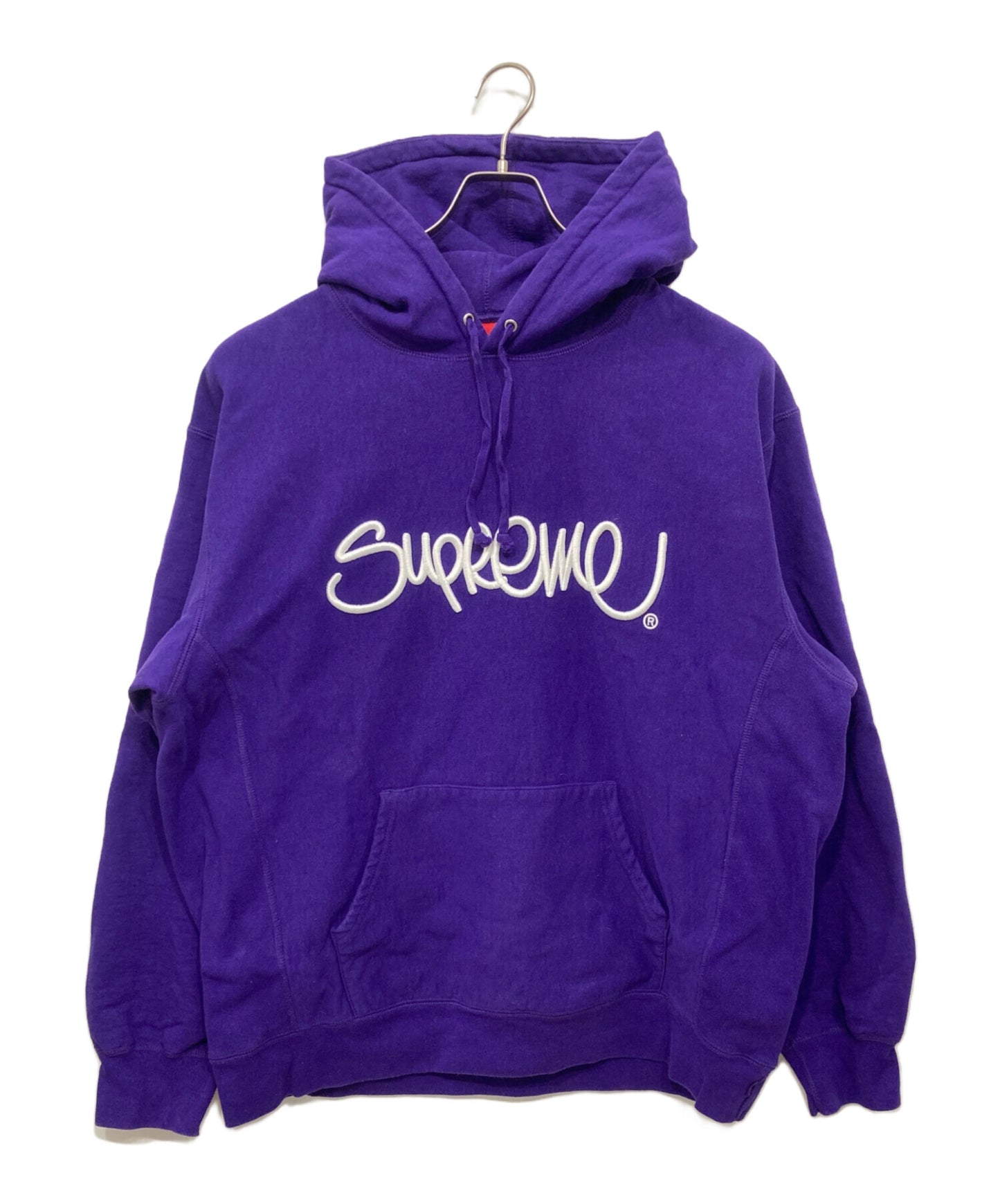 [Pre-owned] SUPREME Raised Handstyle Hooded Sweatshirt