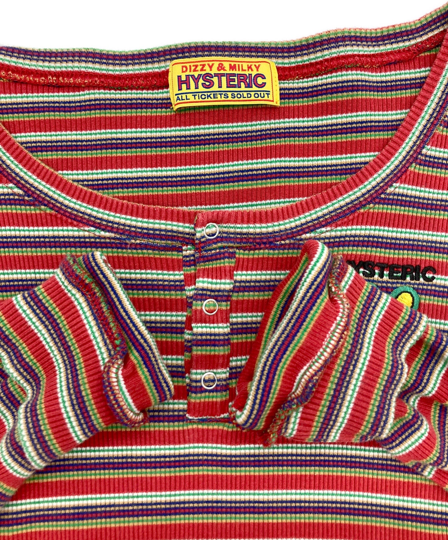 [Pre-owned] Hysteric Glamour Snap Multi-Border Cut and Sew 01233CL06