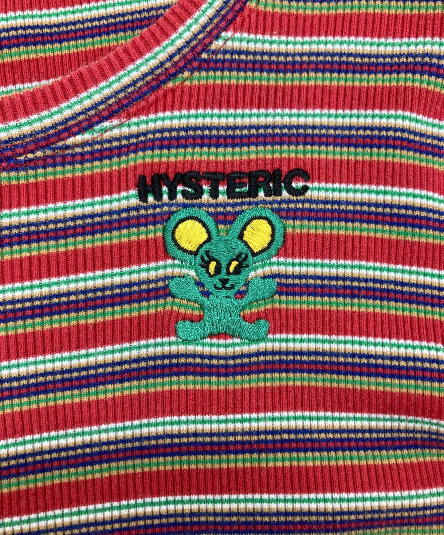 [Pre-owned] Hysteric Glamour Snap Multi-Border Cut and Sew 01233CL06