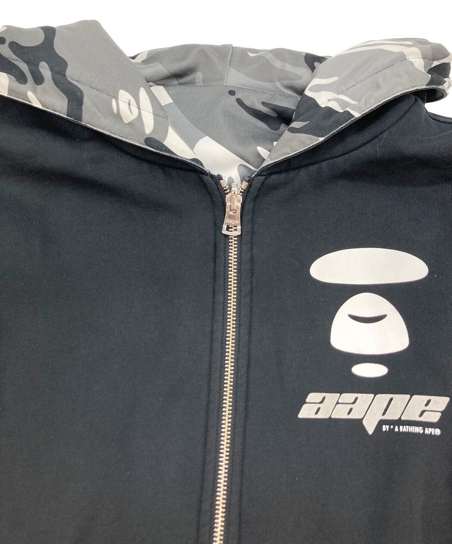 [Pre-owned] A BATHING APE Reversible Zip Hoodie AAPSWM3318XXB