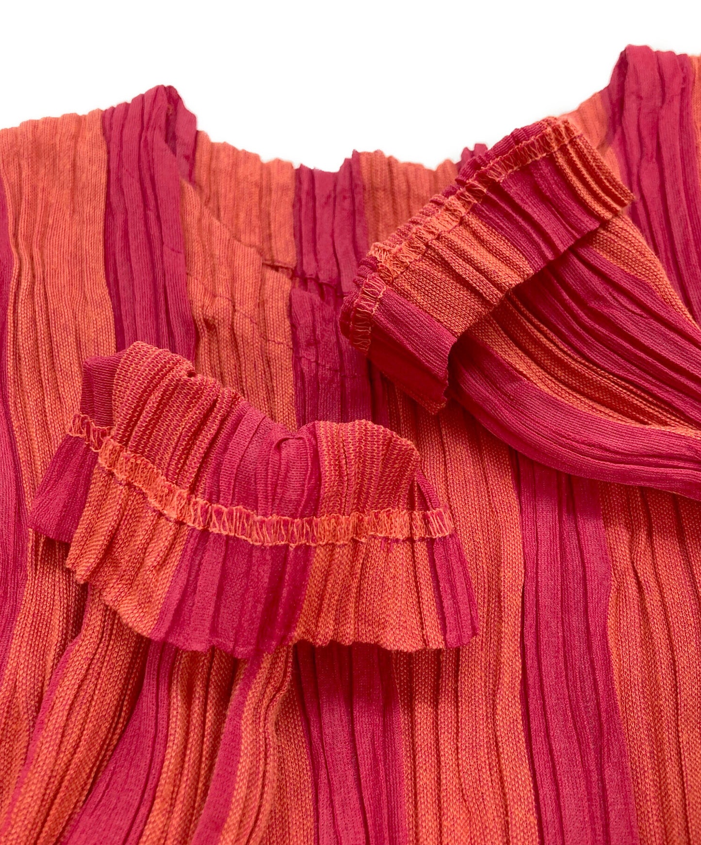 [Pre-owned] PLEATS PLEASE Bicolor Pleated Dress PP41JH984