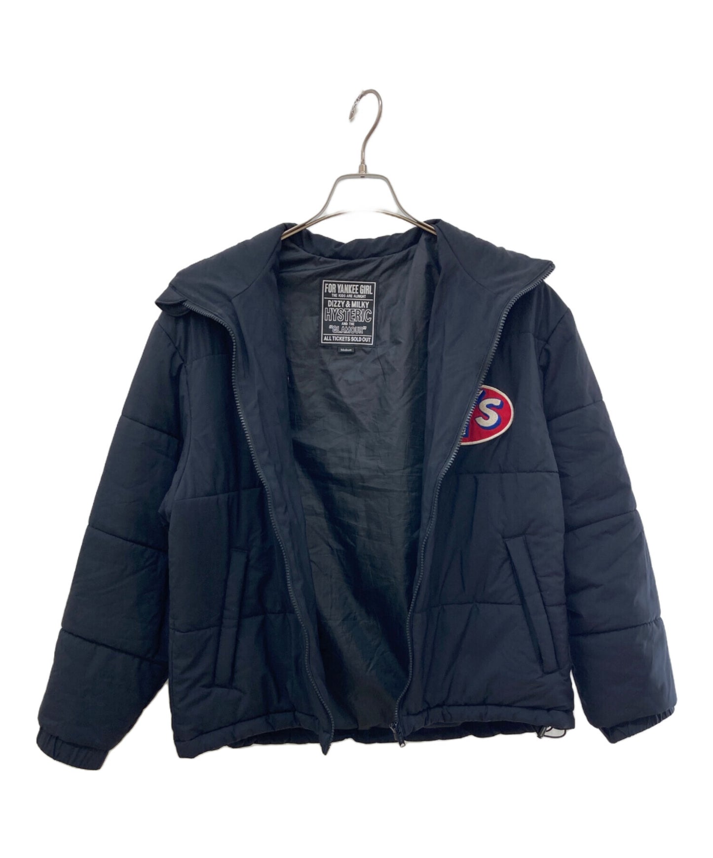 [Pre-owned] Hysteric Glamour OVAL Applique Stand Collar Jacket 02223AB18