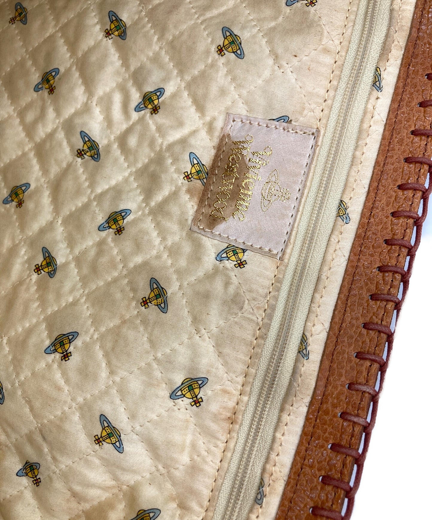 [Pre-owned] Vivienne Westwood Leather tote bag