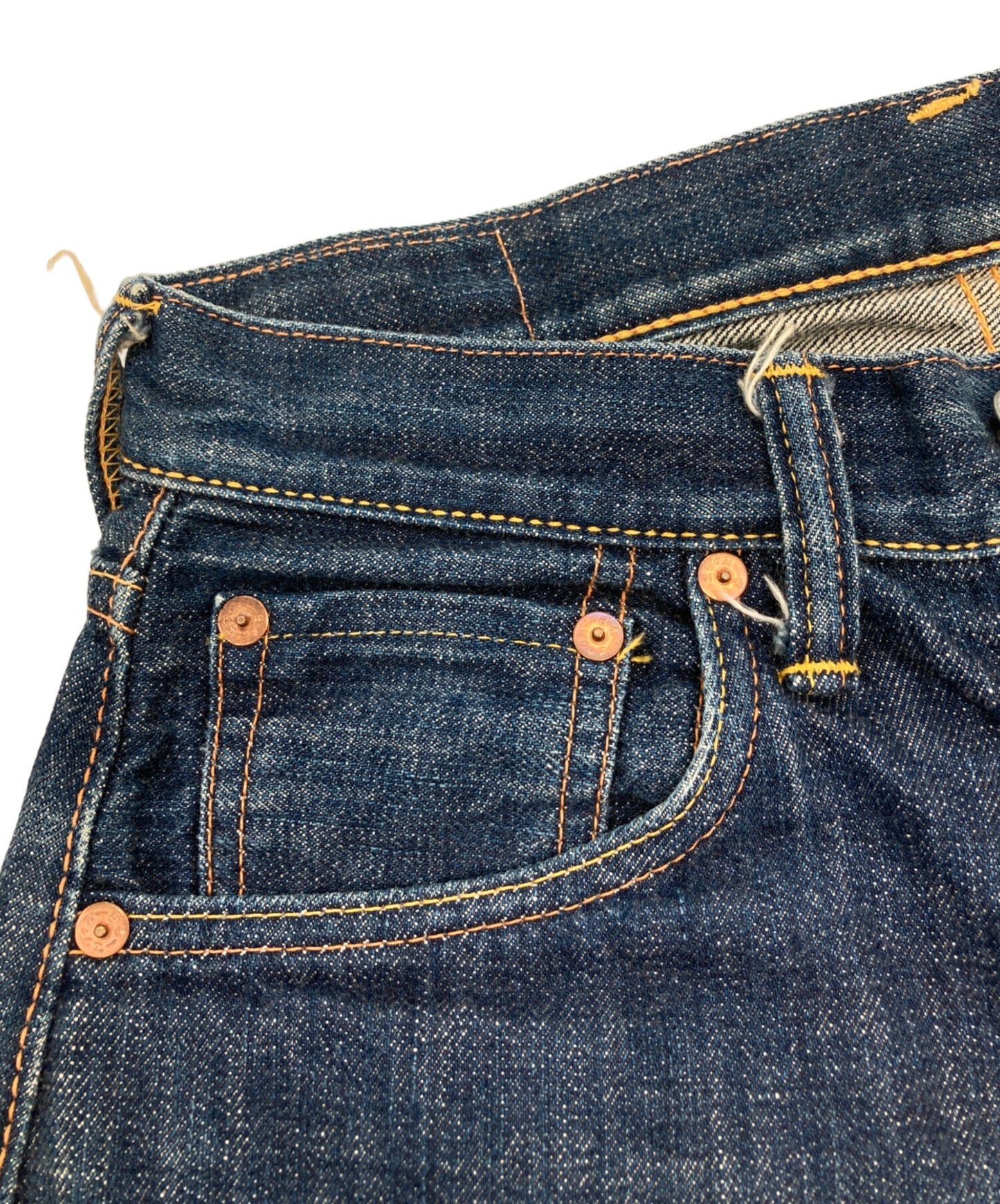 [Pre-owned] EVISU Seagull selvage denim pants