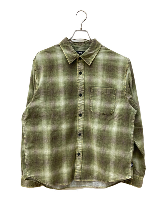 [Pre-owned] stussy ROCCO FLANNEL PLAID SHIRT/Checked Flannel Shirt