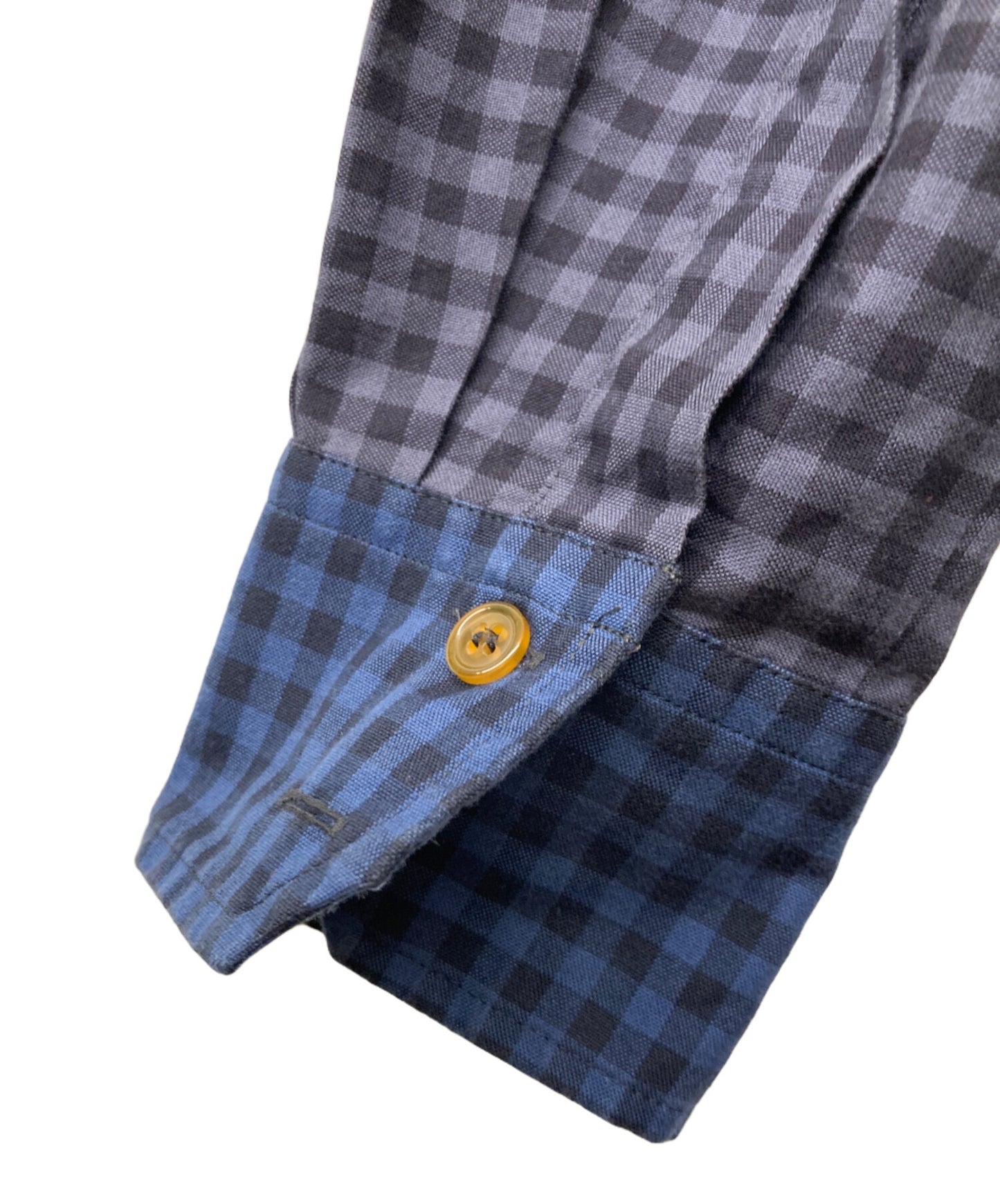 [Pre-owned] Vivienne Westwood man deformed long check shirt VM-WR-75398