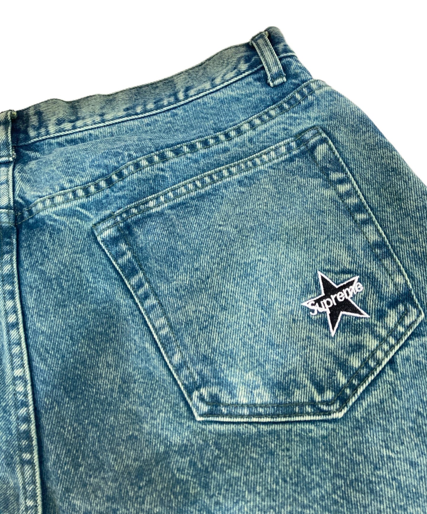 [Pre-owned] SUPREME Regular Jean Overdyed Green