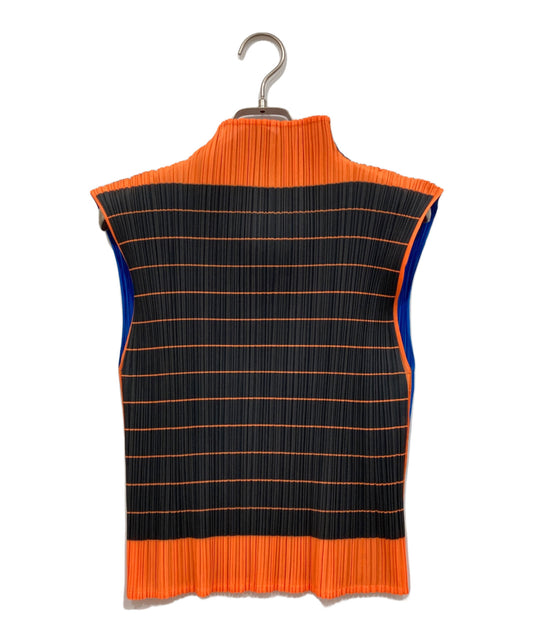 [Pre-owned] PLEATS PLEASE Pleated sleeveless blouse