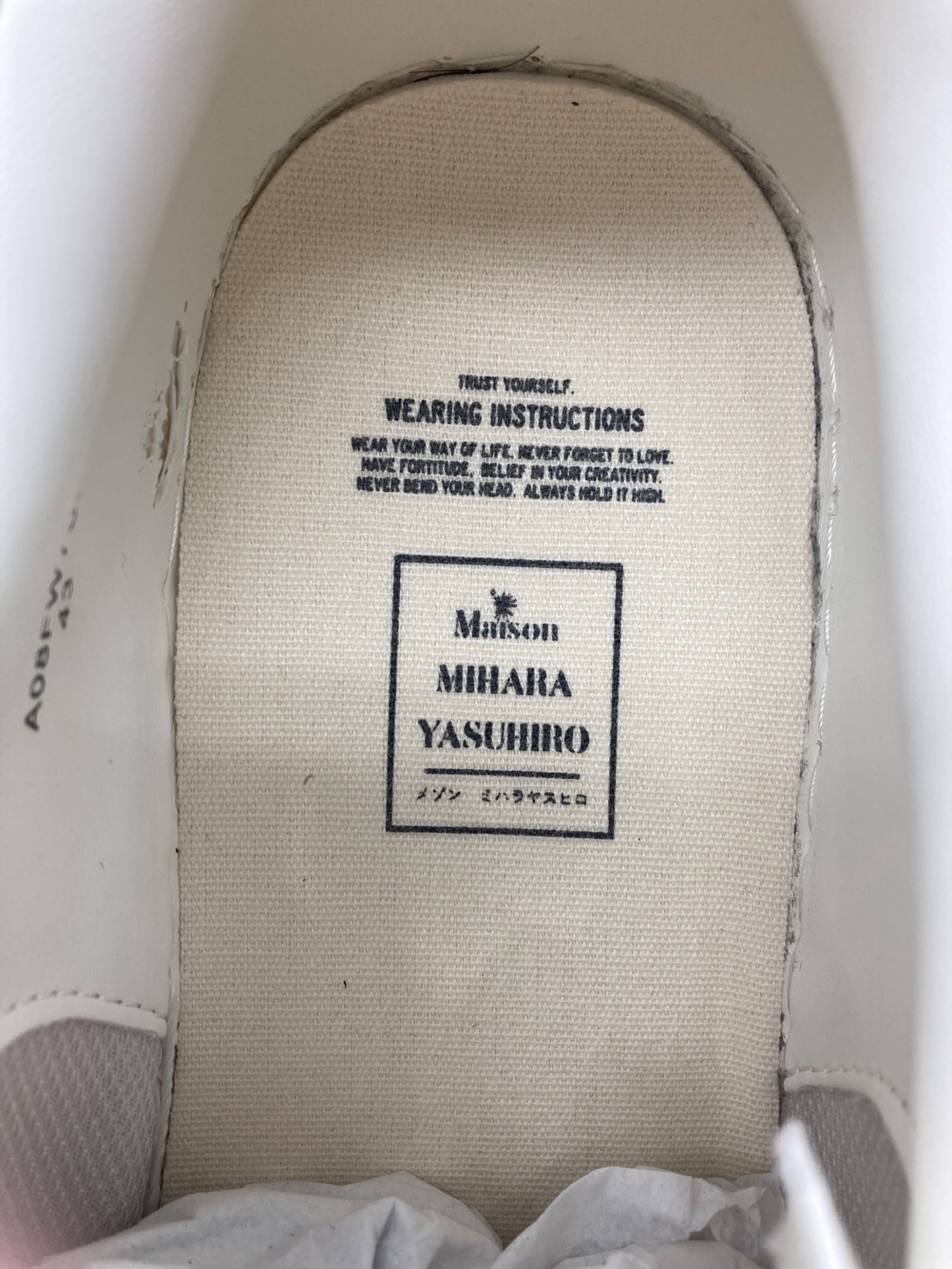 [Pre-owned] Maison MIHARA YASUHIRO low-cut sneakers A08FW735