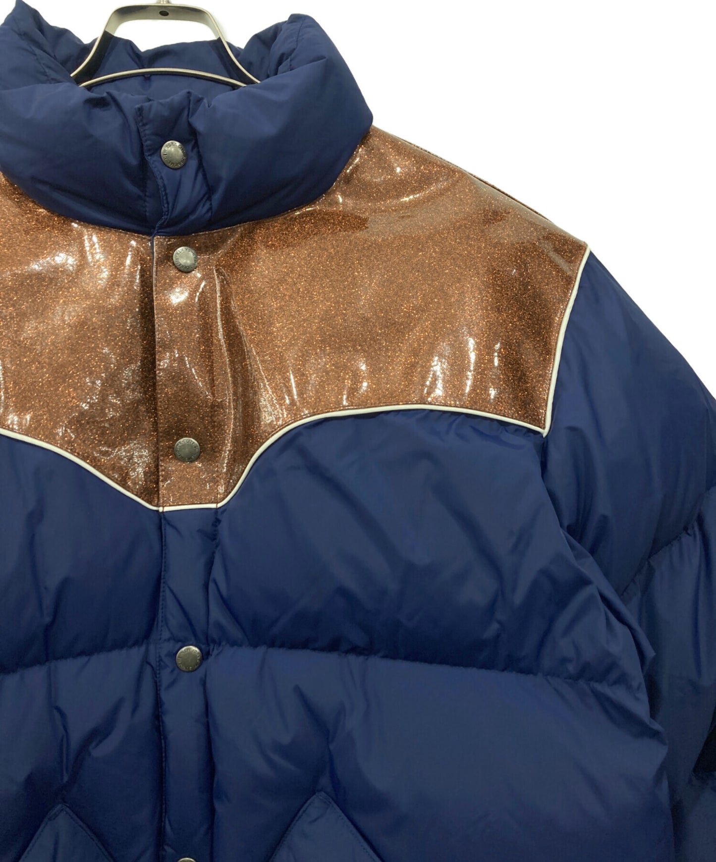 [Pre-owned] SUPREME Glitter Yoke Down Puffer Jacket