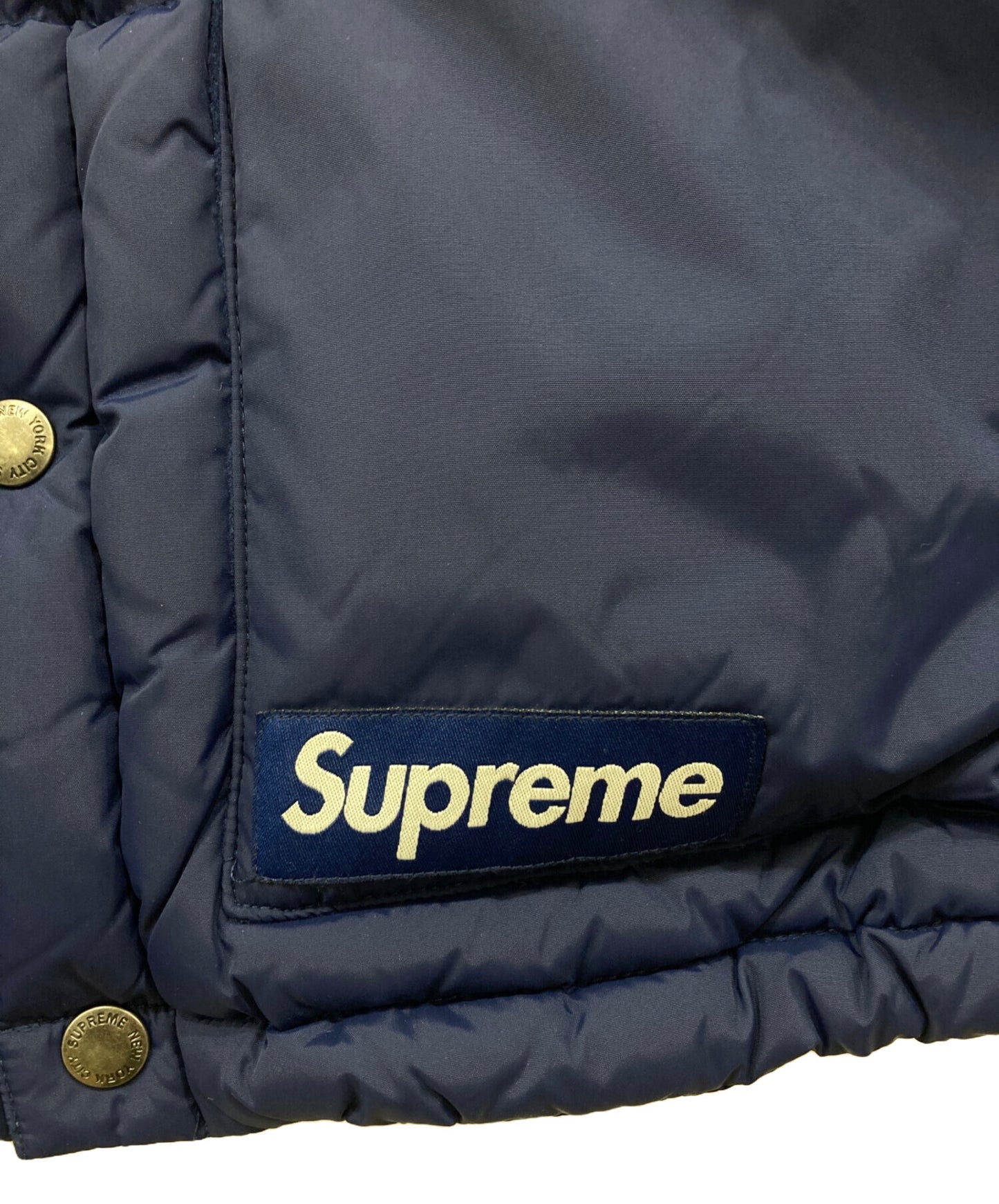 [Pre-owned] SUPREME Glitter Yoke Down Puffer Jacket