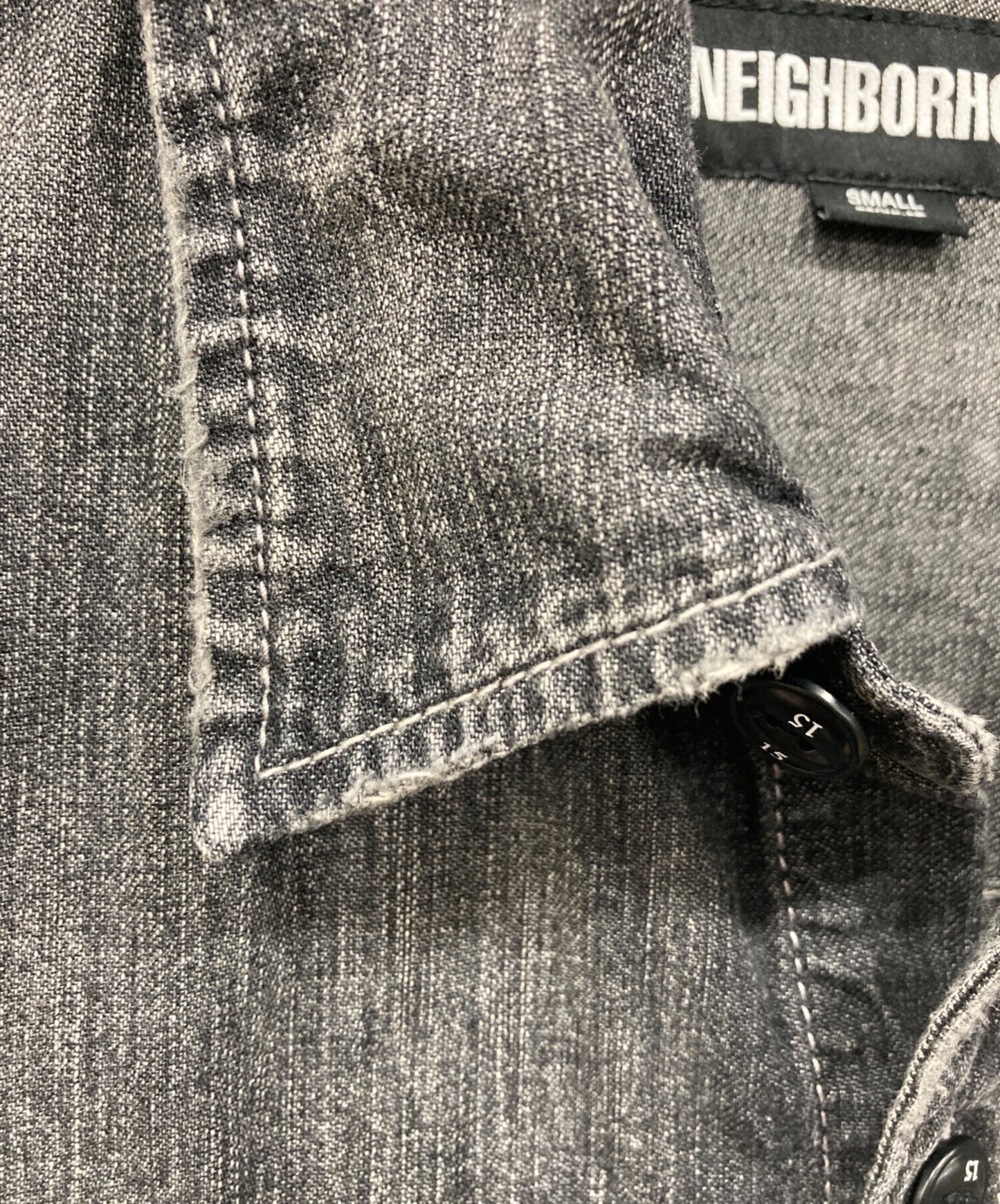 [Pre-owned] NEIGHBORHOOD Washed denim shirt 242SPNH-SHM06