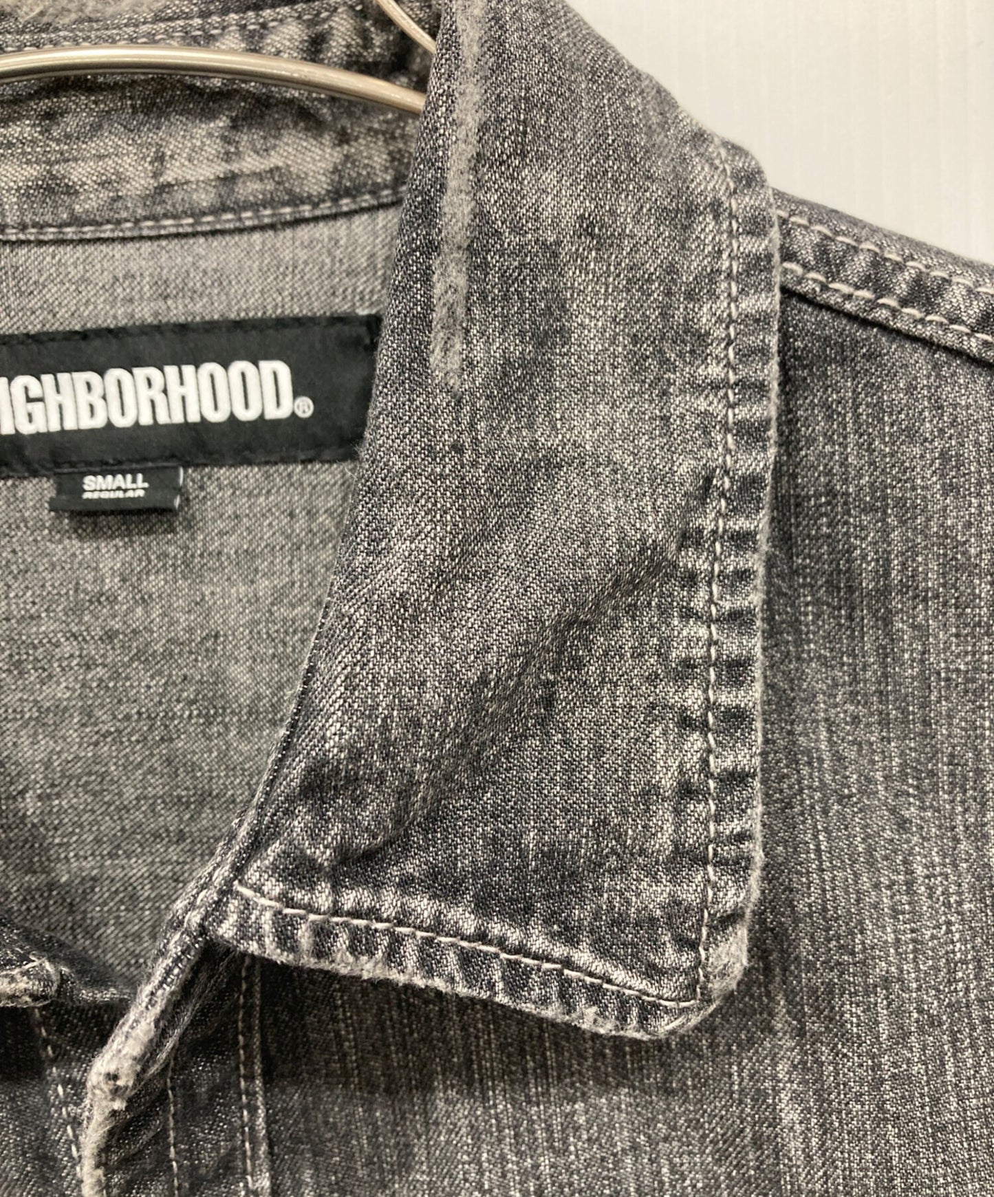 [Pre-owned] NEIGHBORHOOD Washed denim shirt 242SPNH-SHM06