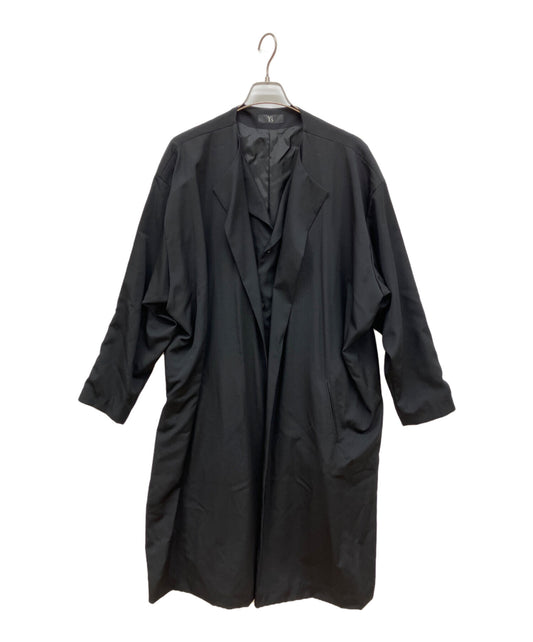 [Pre-owned] Y's WOOL GABARDINE COLLARLESS DRESS YB-D03-100