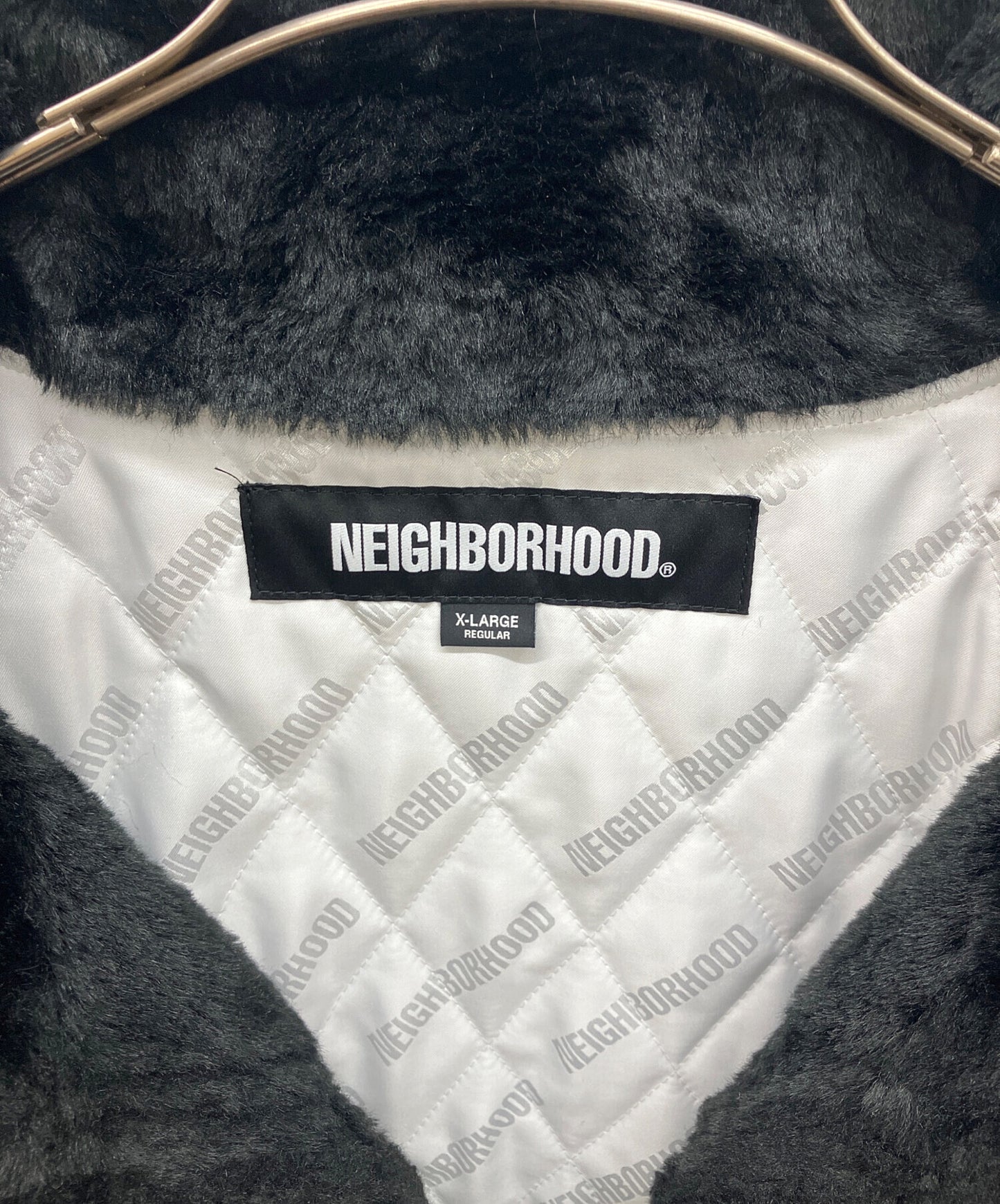 [Pre-owned] NEIGHBORHOOD FUR LOGO JACKET Fur logo jacket 232UTNH-JKM03