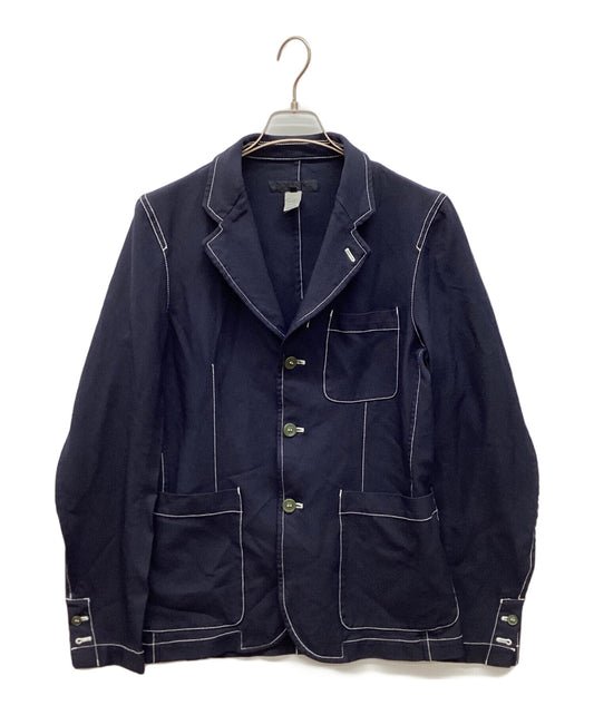[Pre-owned] COMME des GARCONS SHIRT Polyester Gabardine Plain with Contrasted Workstiches Jacket S24173