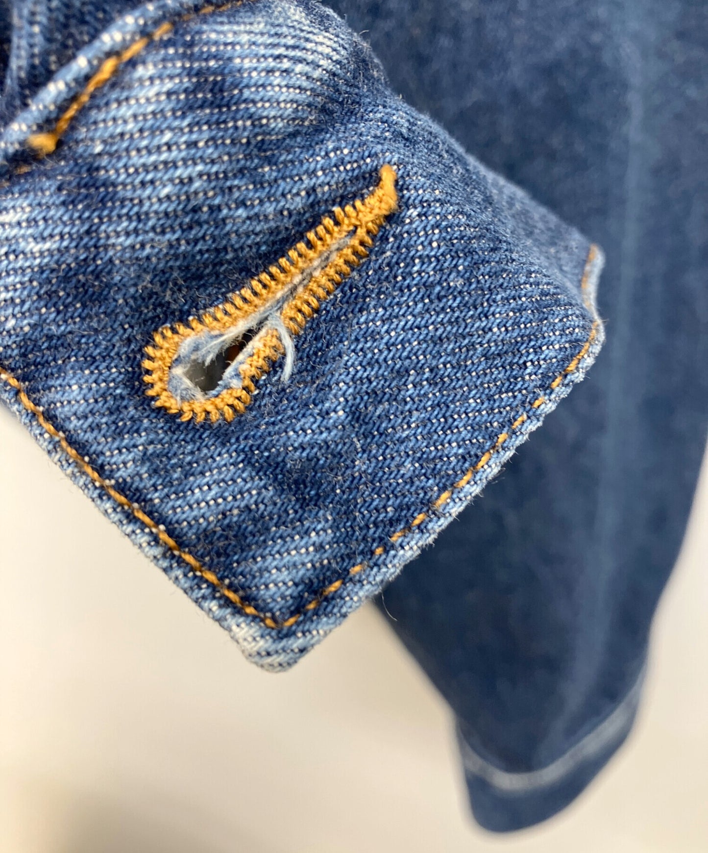 [Pre-owned] BALENCIAGA YOU ARE THE WORLD DENIM JACKET Denim Jacket 556729 TXE08